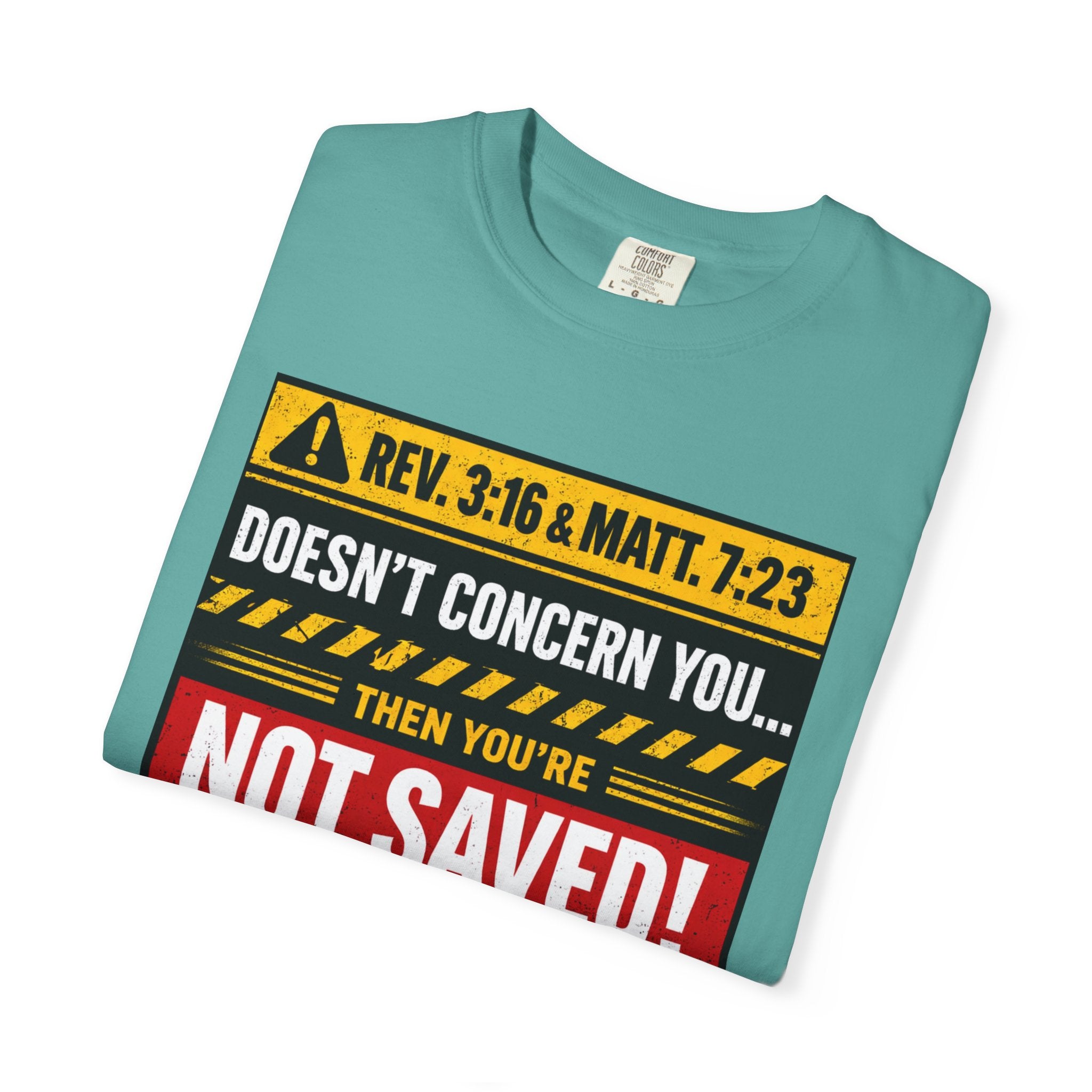 "Doesn't Concern You" faith tee - Light Colors