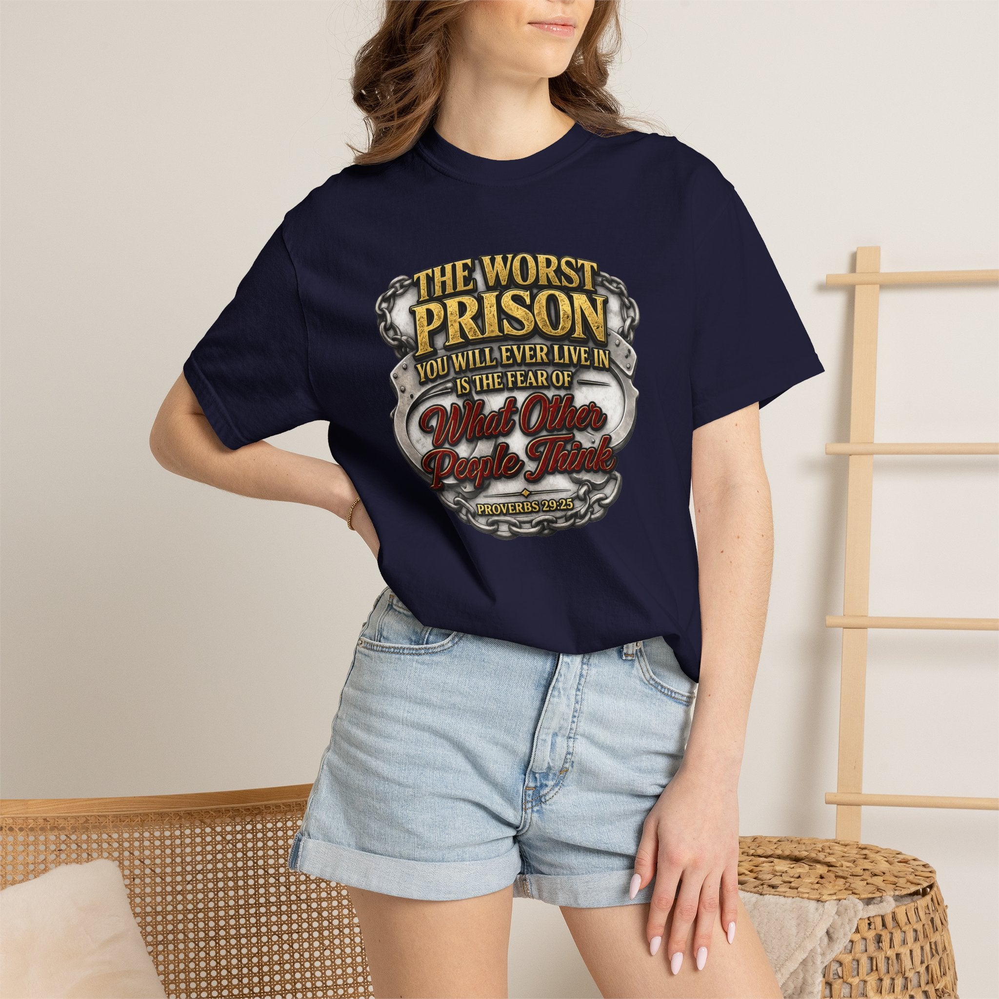 T-Shirt — "The Worst Prison" Vintage Motorcycle Graphic Tee