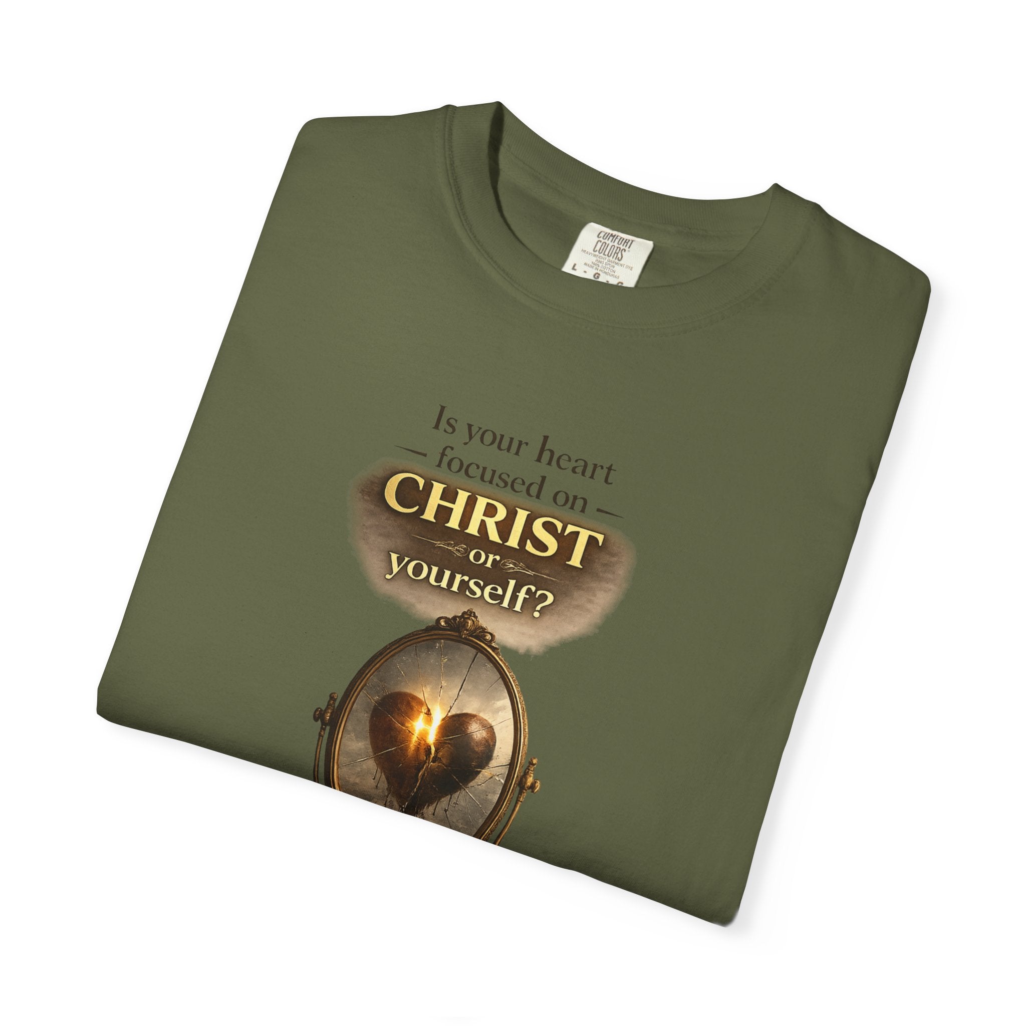 Christian Mirror T-Shirt — "Be Christ Yourself" Inspirational Faith Tee