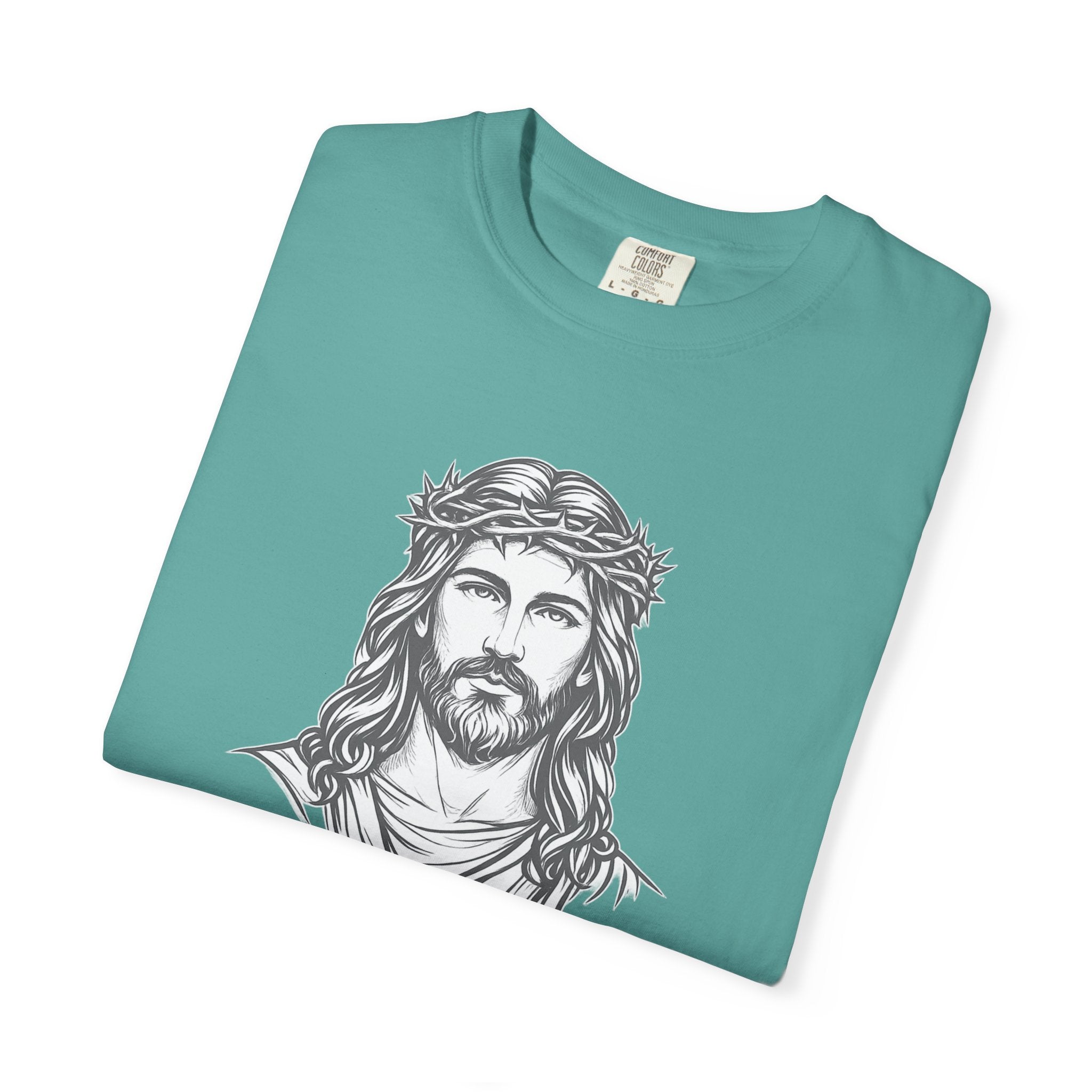 Jesus Portrait T-Shirt — John 14:6 Faith Tee