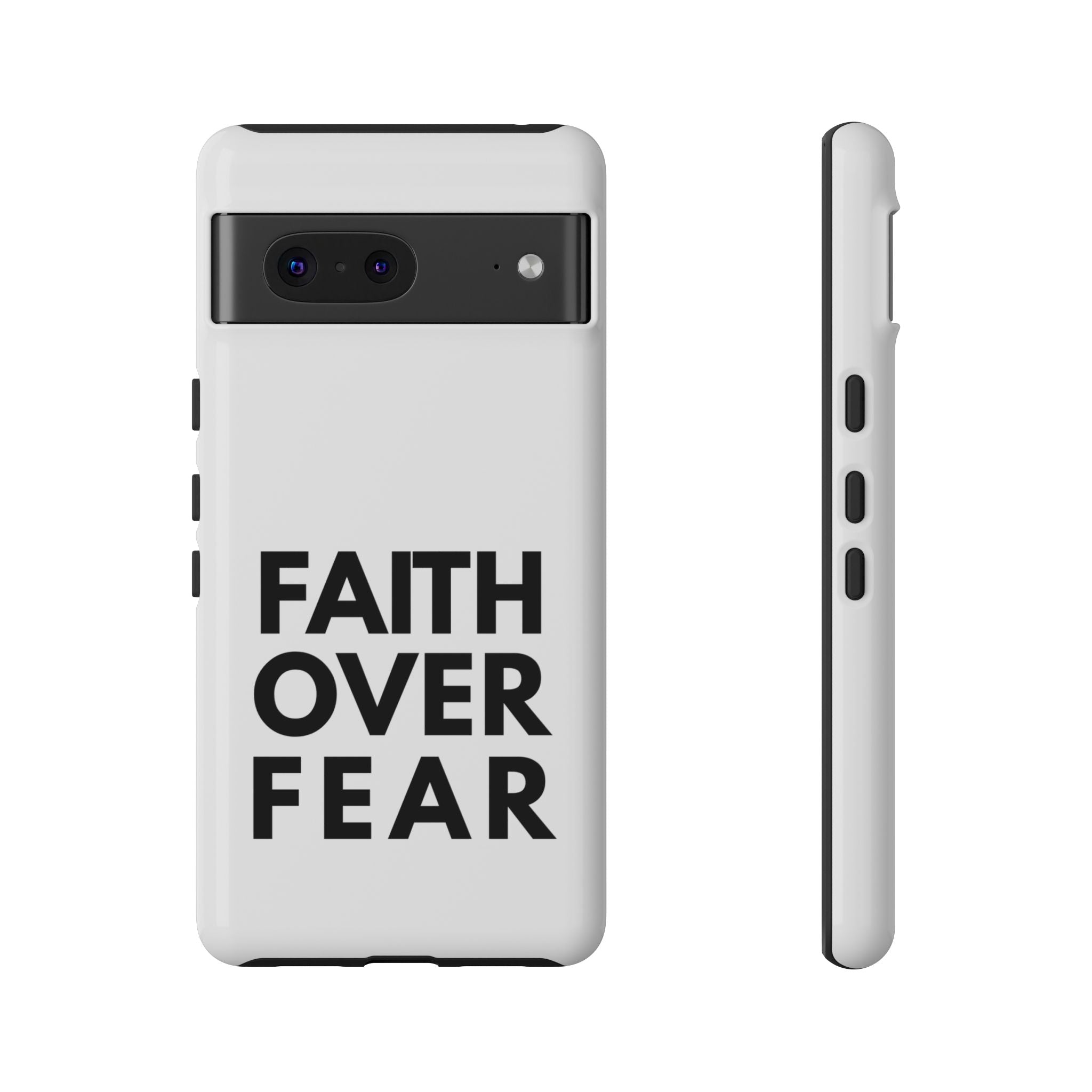 Faith Over Fear Phone Case — Inspirational Christian Protective Cover