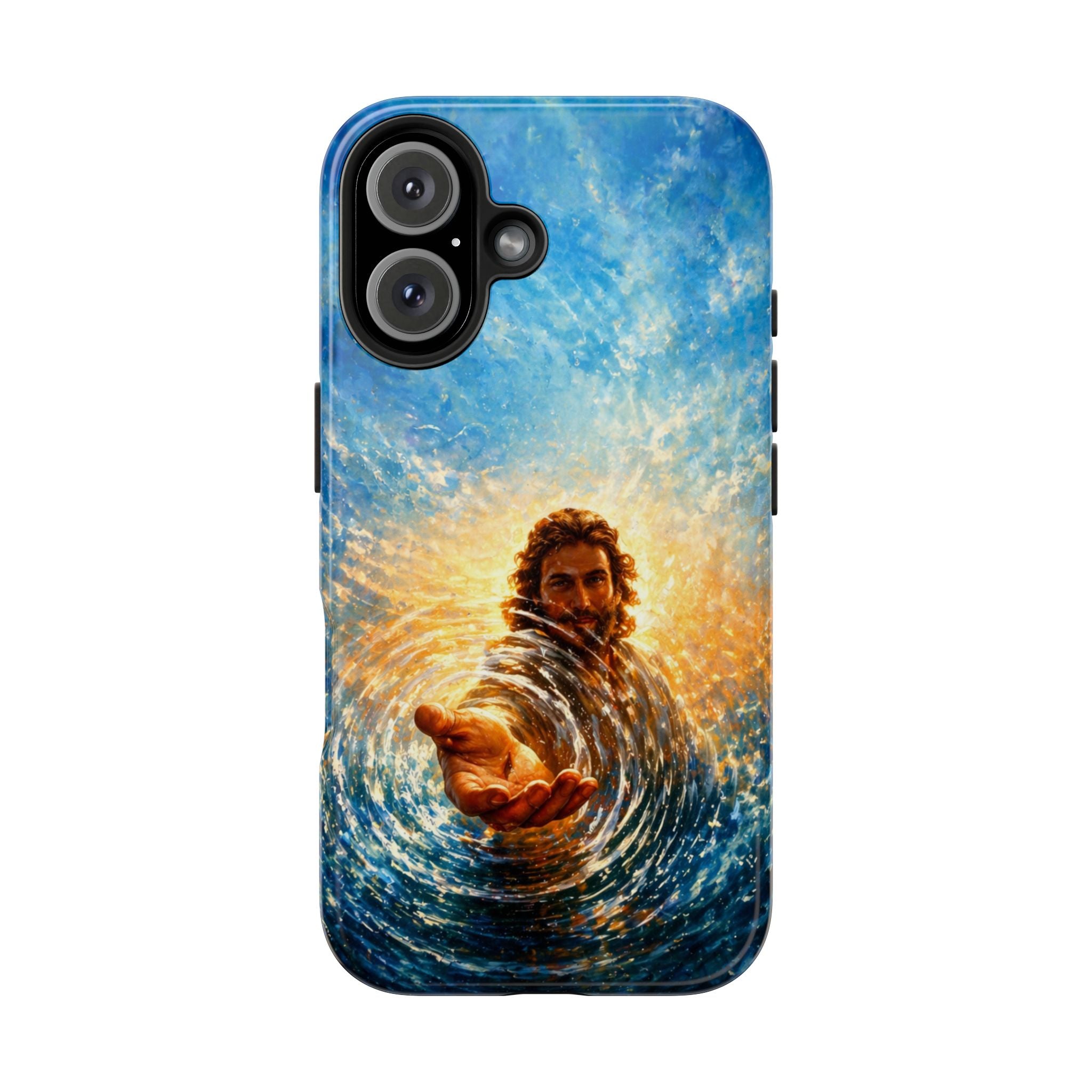 Phone Case — Inspirational Jesus Reach Design, Protective Tough Christian iPhone Cover