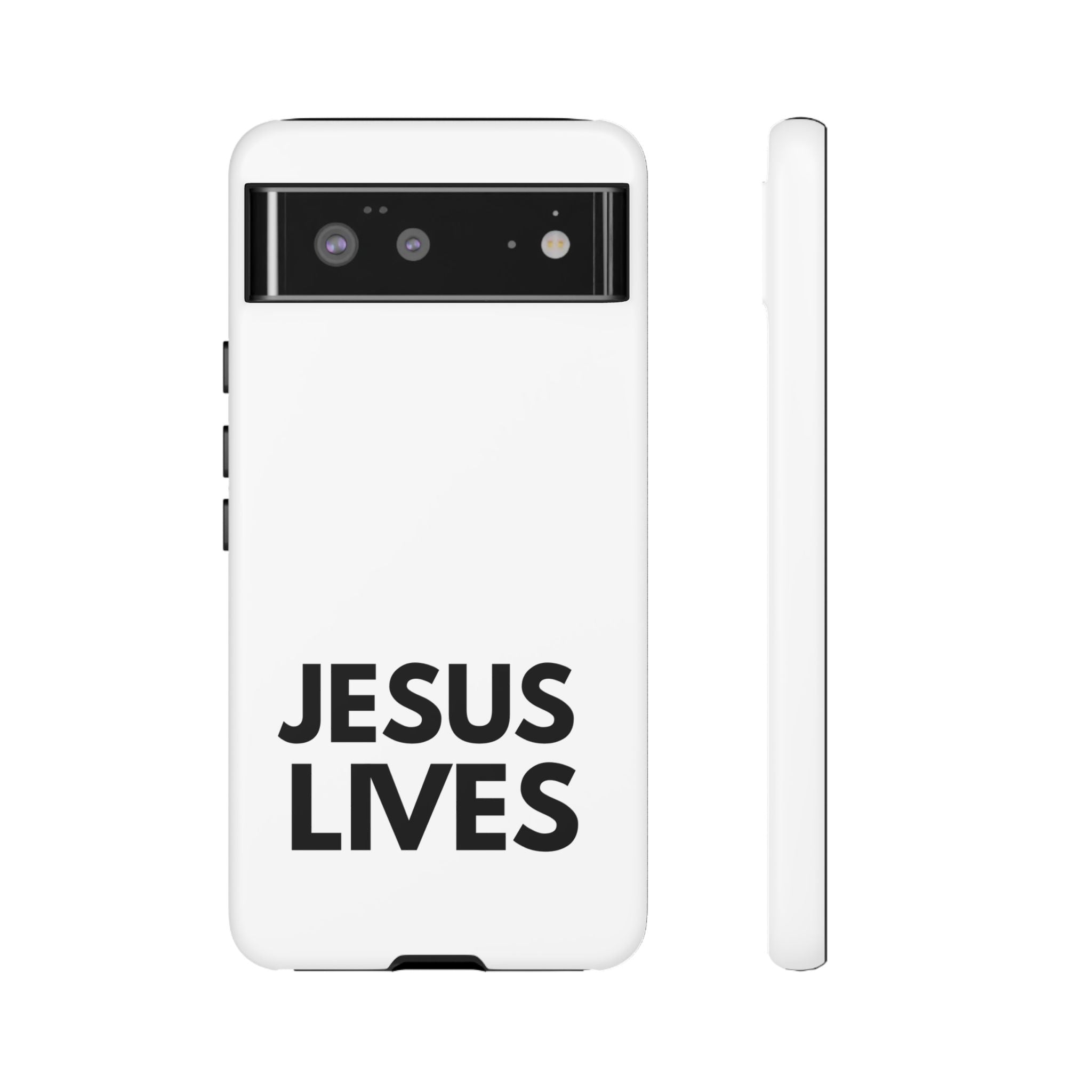Jesus Lives Phone Case — Christian Faith Protective Phone Cover