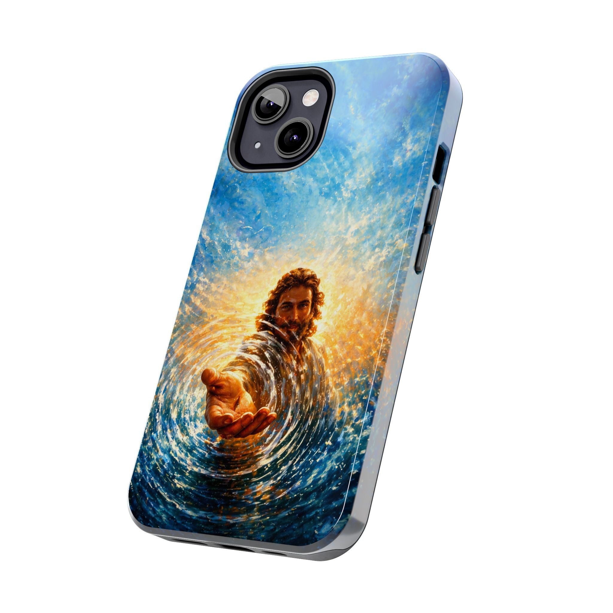 Phone Case — Inspirational Jesus Reach Design, Protective Tough Christian iPhone Cover
