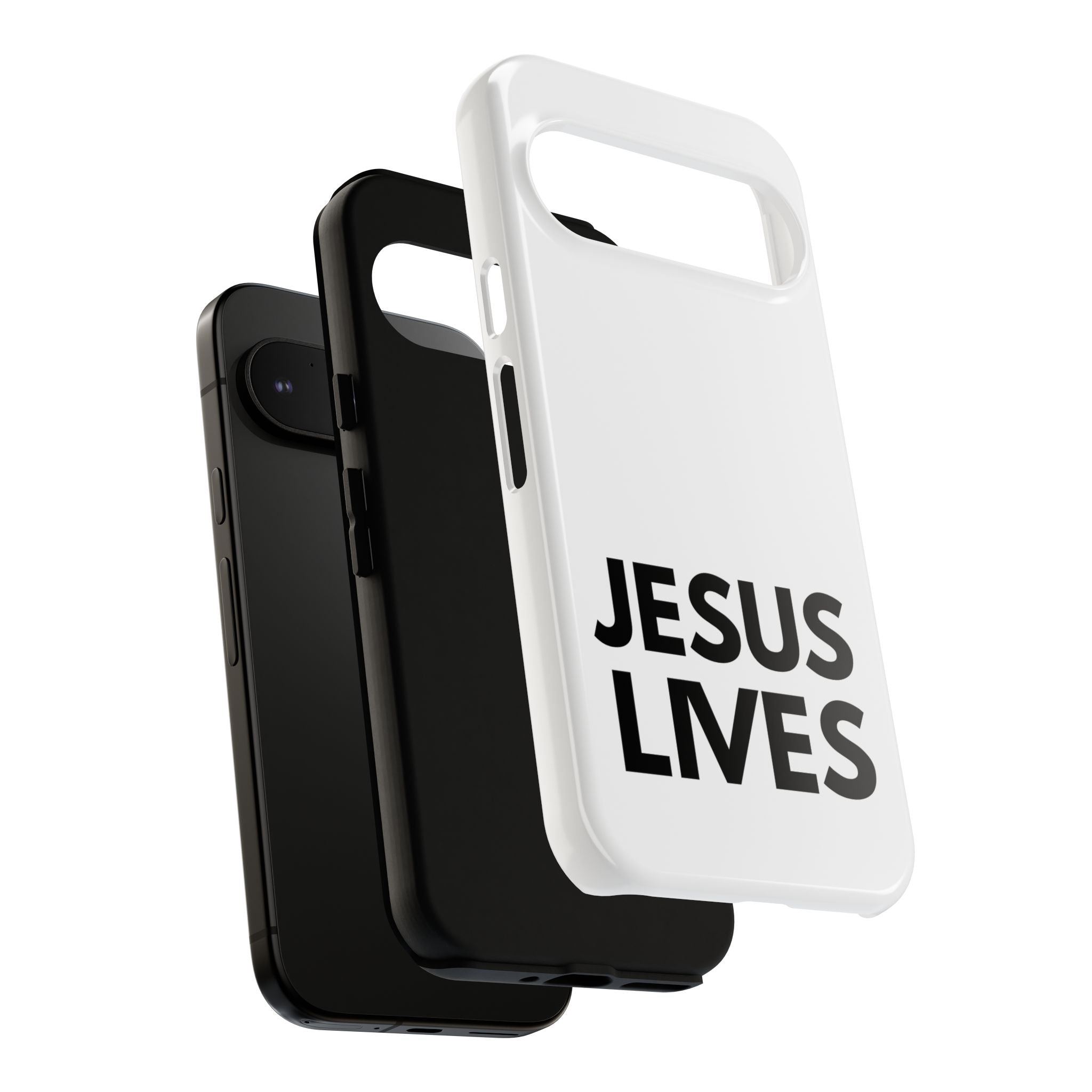 Jesus Lives Phone Case — Christian Faith Protective Phone Cover