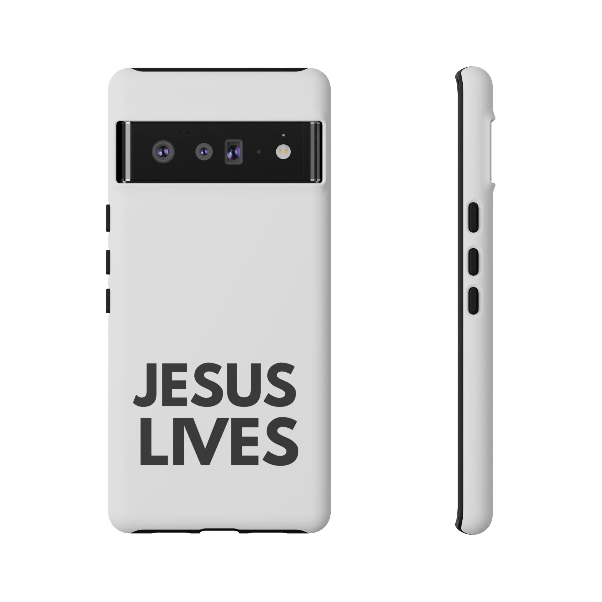 Jesus Lives Phone Case — Christian Faith Protective Phone Cover