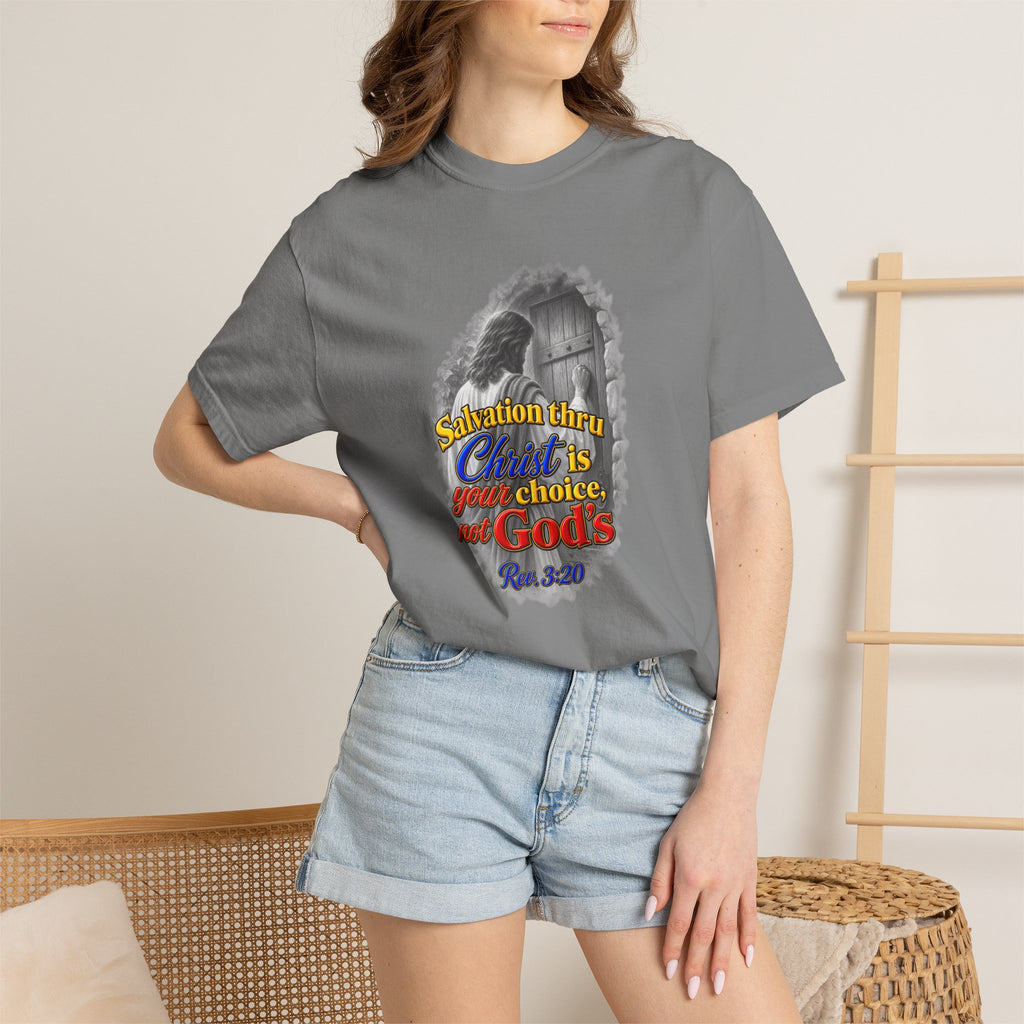 Christian And Faith T-Shirt "Salvation Thru Christ'