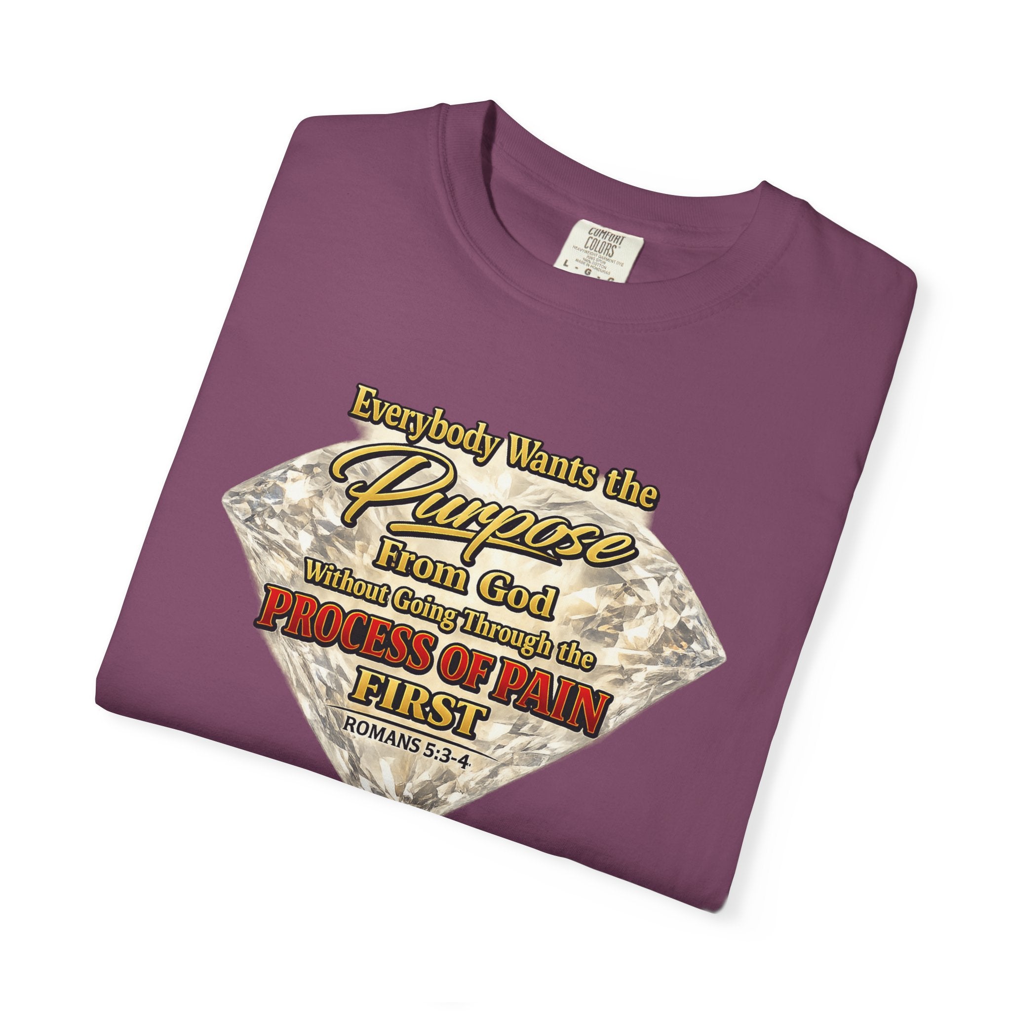 Faith Diamond T-Shirt — "Purpose From God" Inspirational Christian Tee