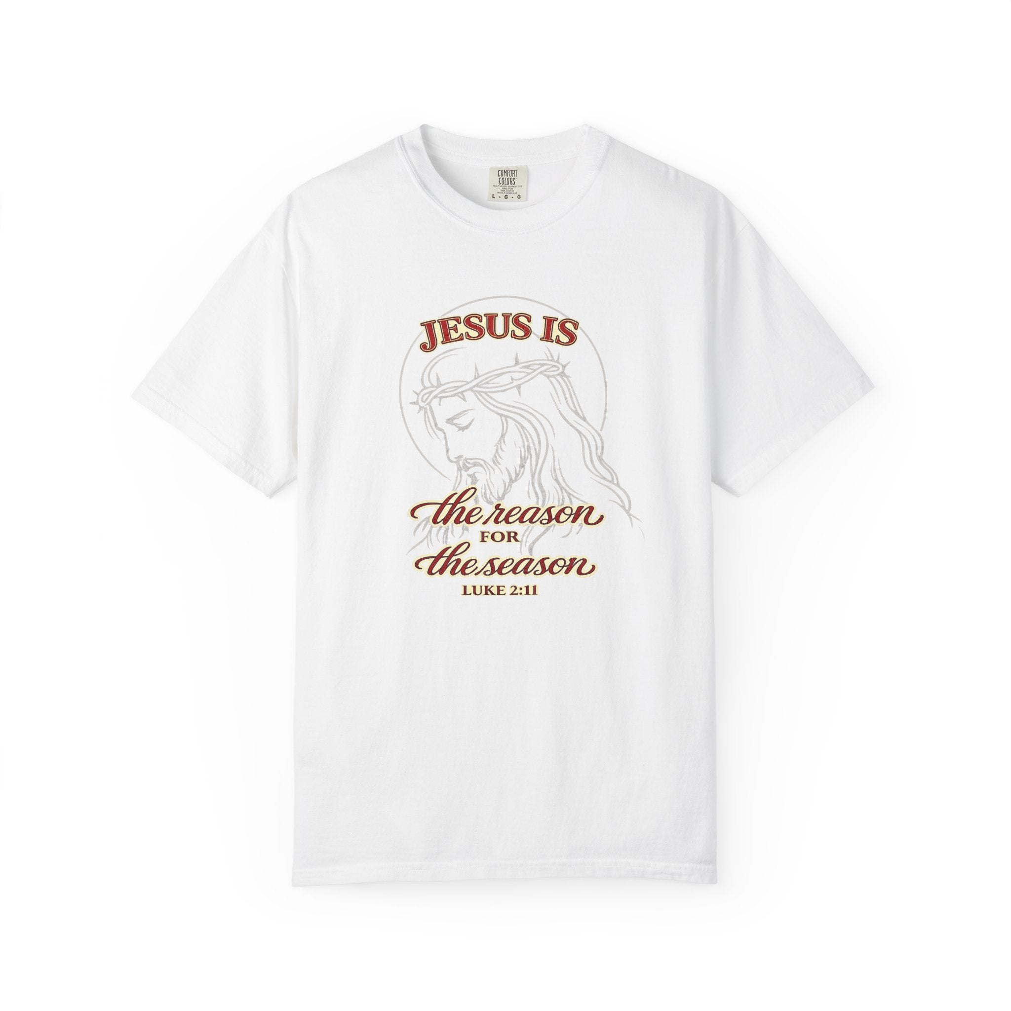 Jesus Is The Reason For The Season T-Shirt — Christmas Christian Faith Tee
