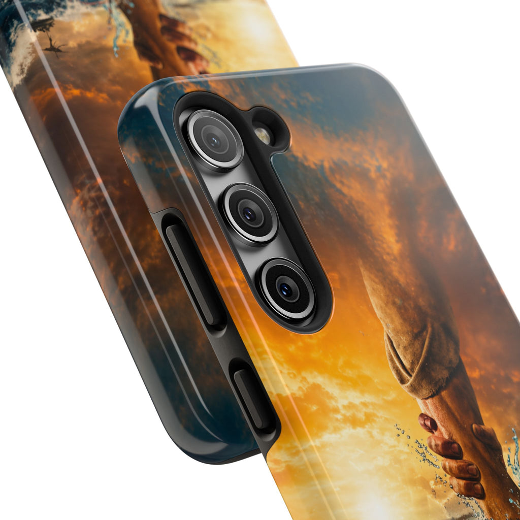 Phone Case — 'He Will Lift You' Inspirational Rescue Design