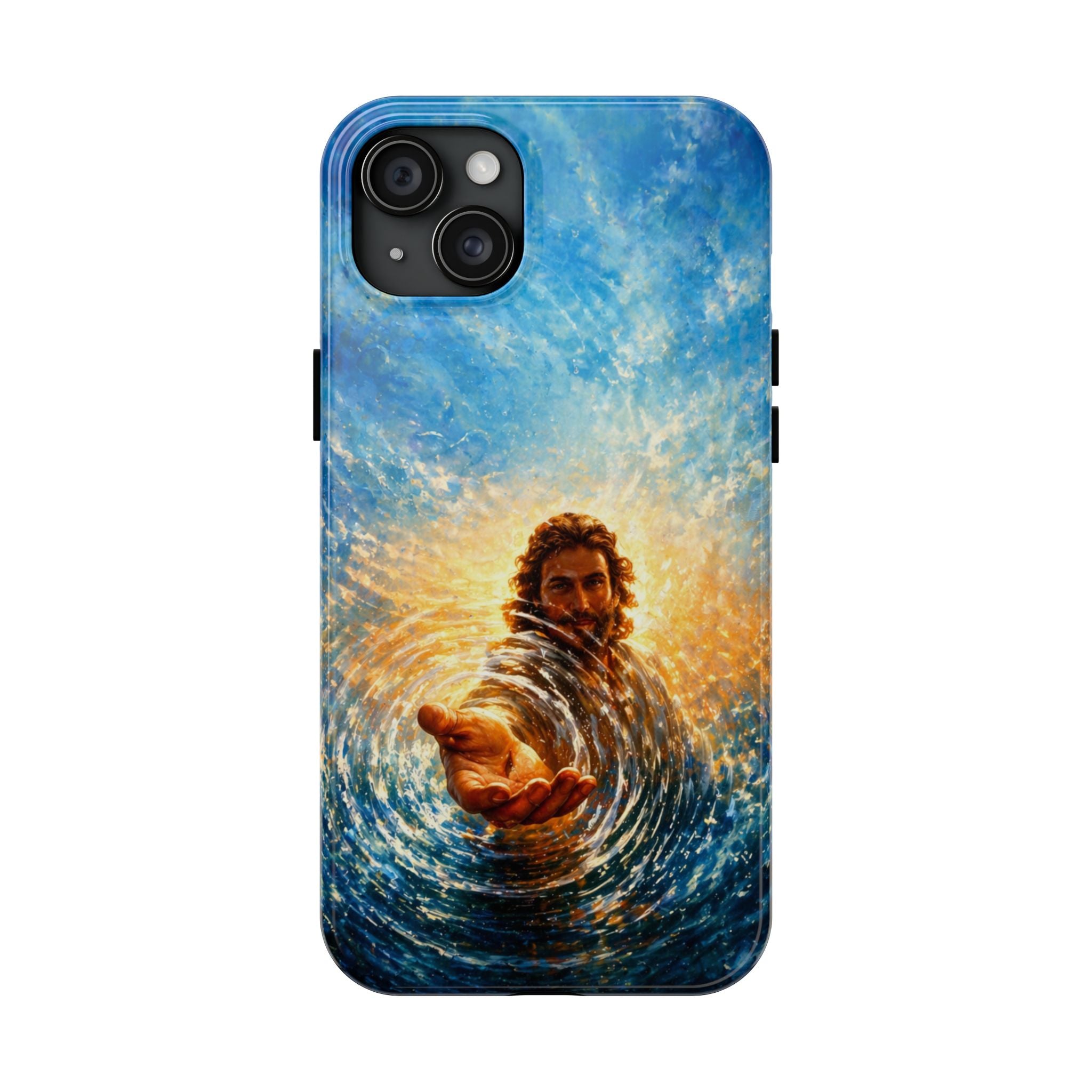 Phone Case — Inspirational Jesus Reach Design, Protective Tough Christian iPhone Cover