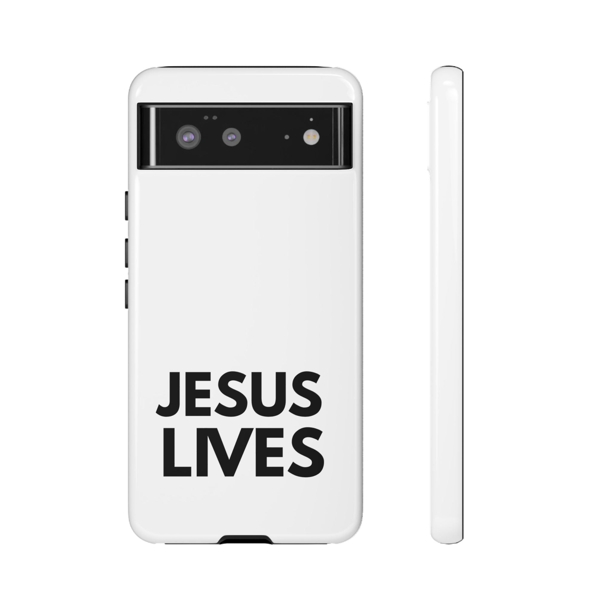 Jesus Lives Phone Case — Christian Faith Protective Phone Cover