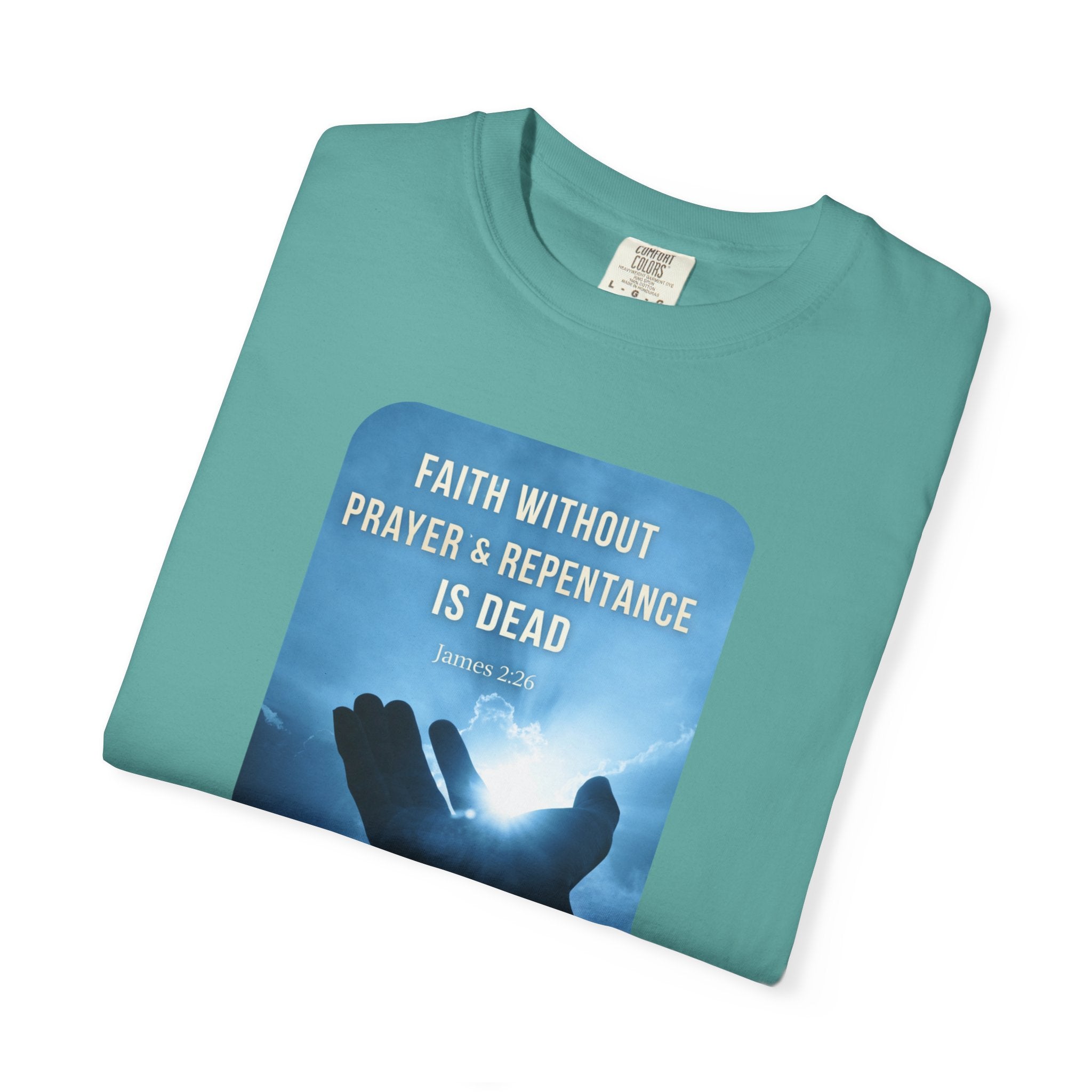 "Faith Without Prayer" Faith Tee - Light Colors