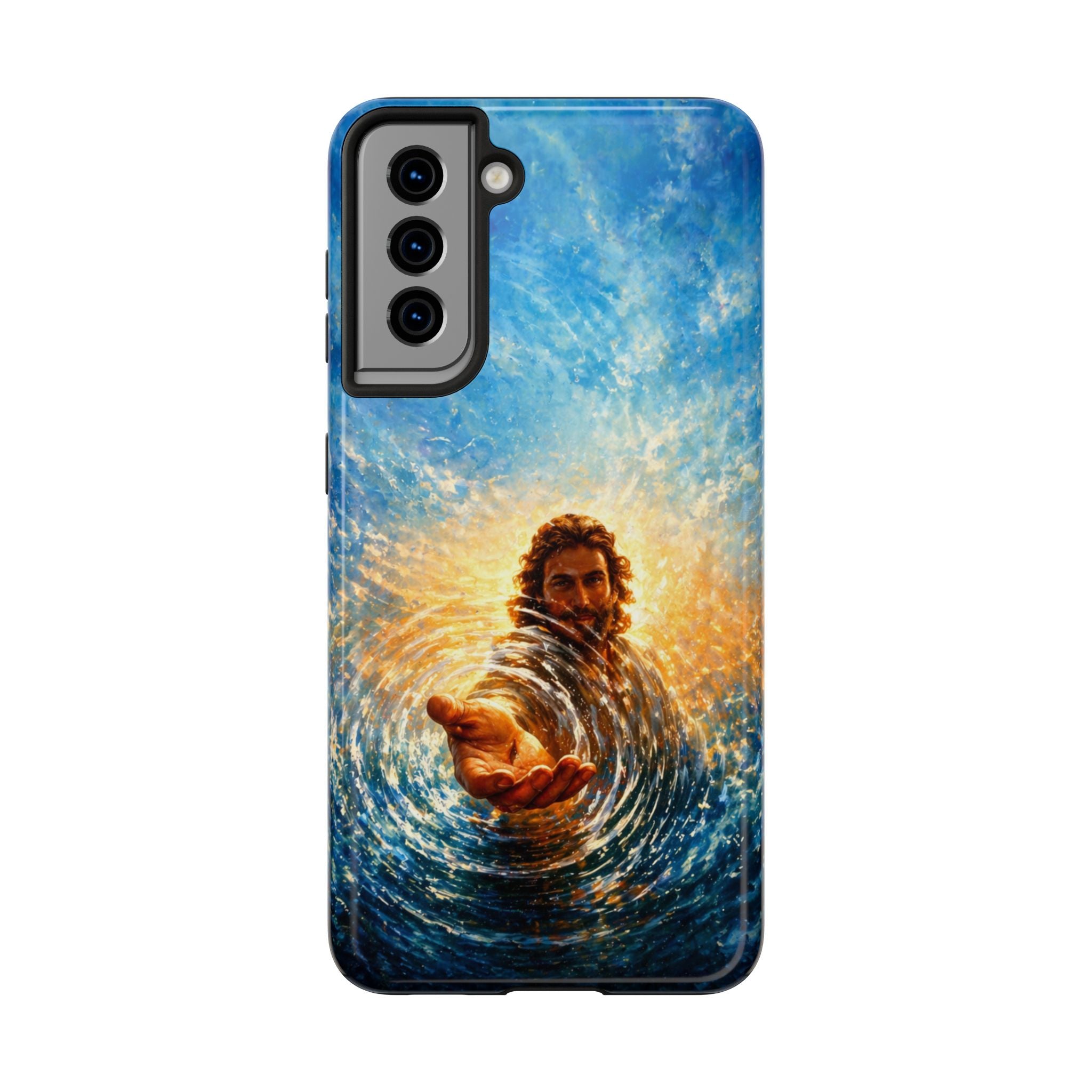 Phone Case — Inspirational Jesus Reach Design, Protective Tough Christian iPhone Cover