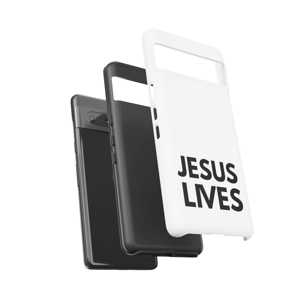 Jesus Lives Phone Case — Christian Faith Protective Phone Cover