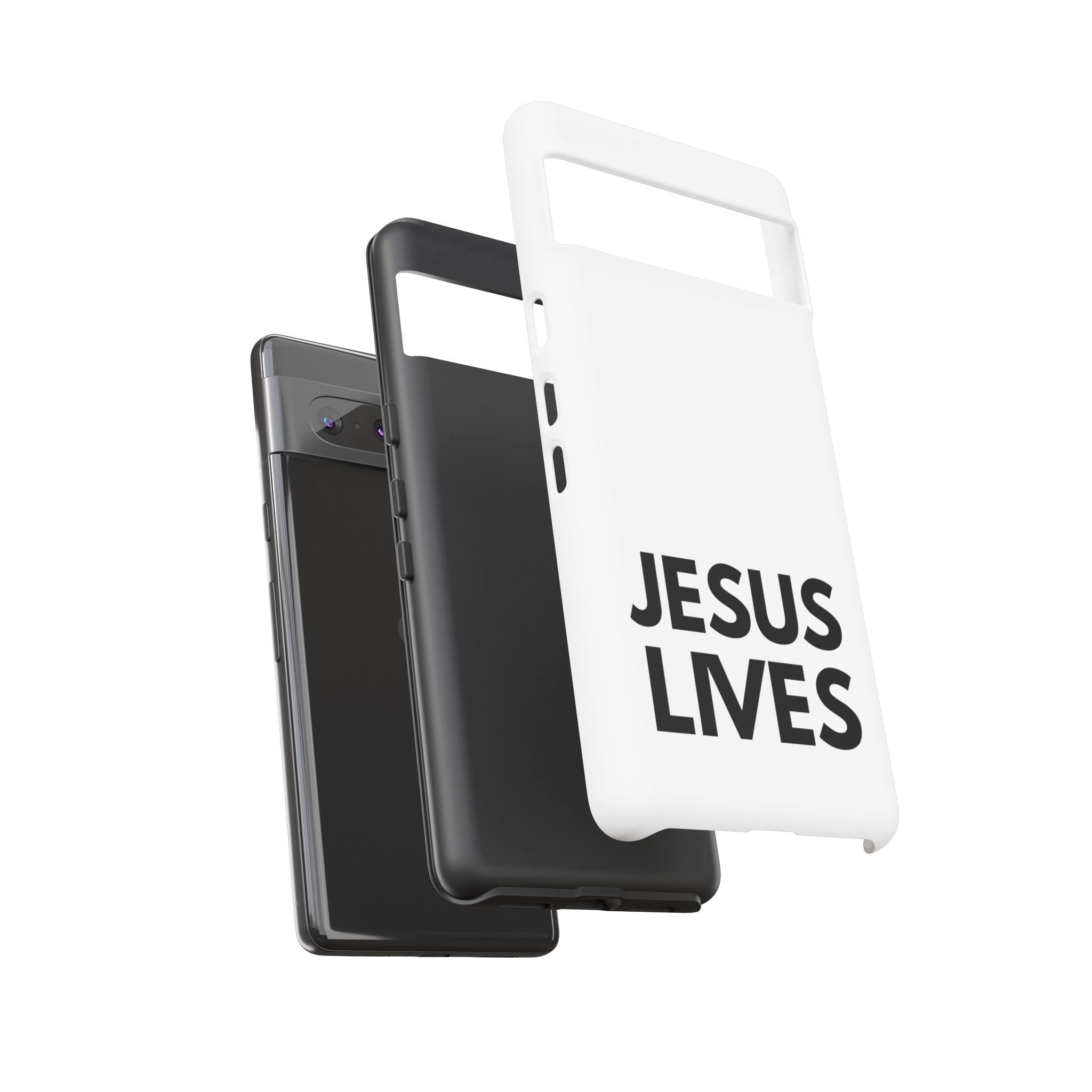 Jesus Lives Phone Case — Christian Faith Protective Phone Cover