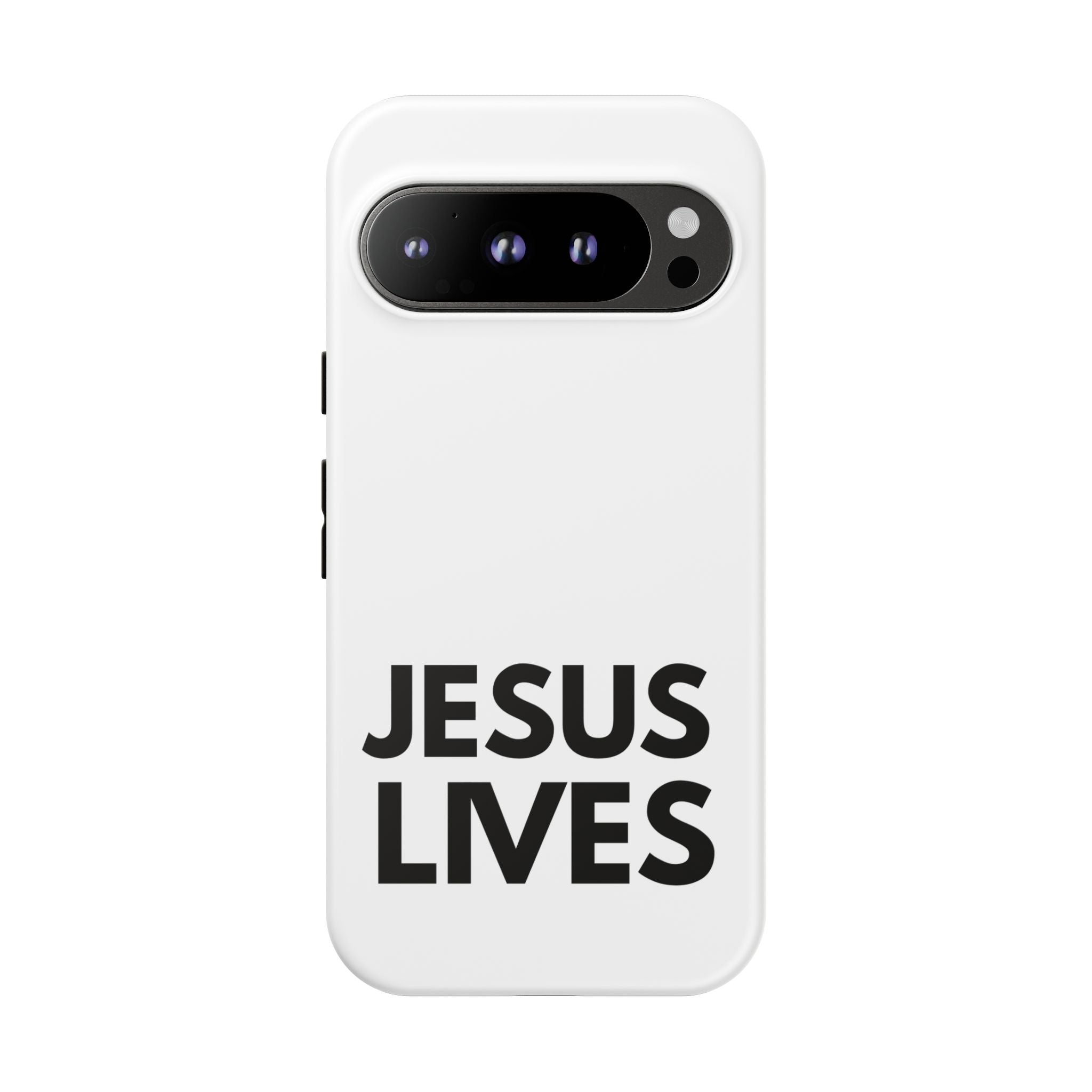 Jesus Lives Phone Case — Christian Faith Protective Phone Cover