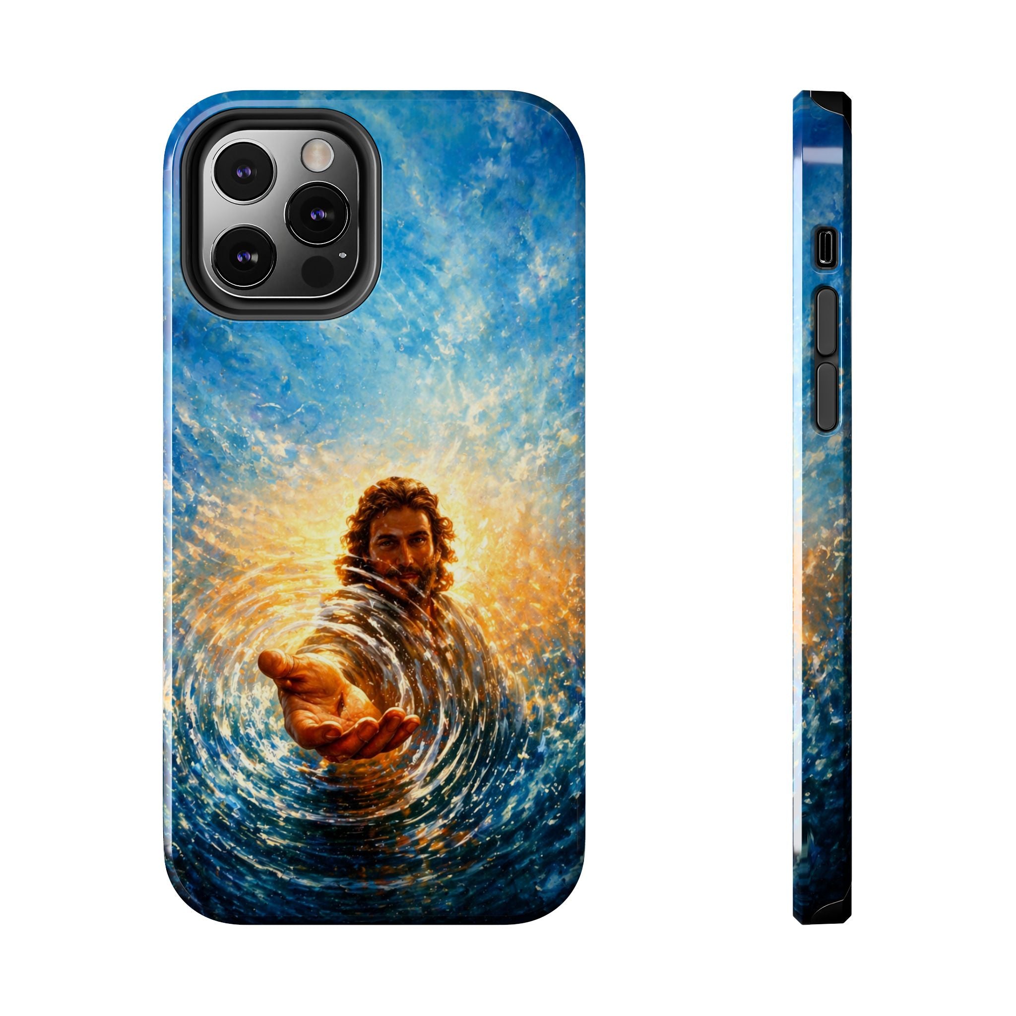 Phone Case — Inspirational Jesus Reach Design, Protective Tough Christian iPhone Cover