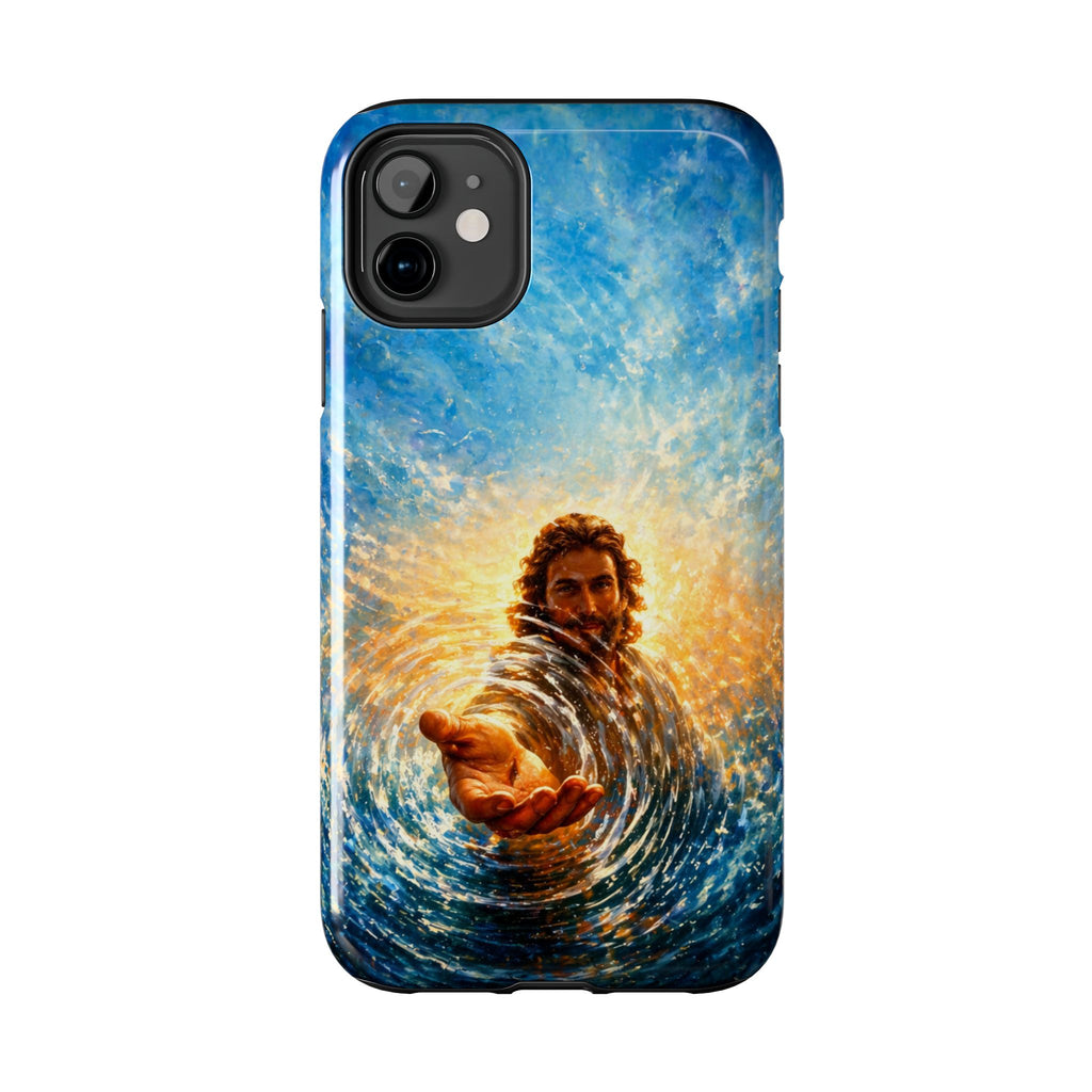 Phone Case — Inspirational Jesus Reach Design, Protective Tough Christian iPhone Cover
