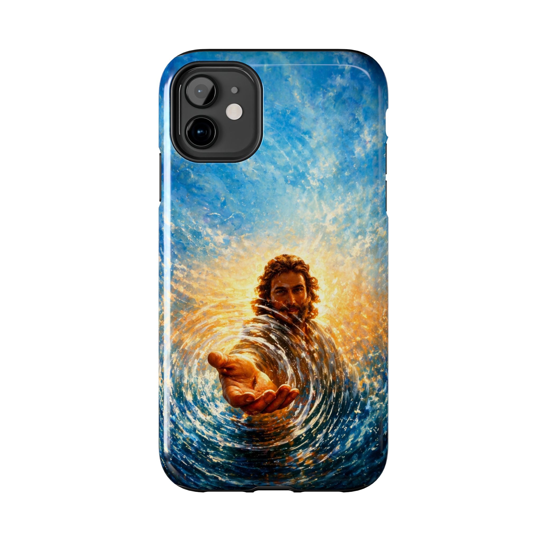 Phone Case — Inspirational Jesus Reach Design, Protective Tough Christian iPhone Cover