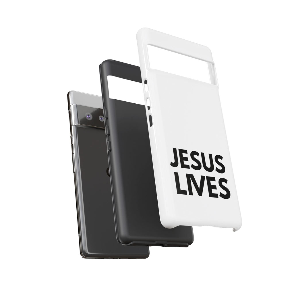 Jesus Lives Phone Case — Christian Faith Protective Phone Cover
