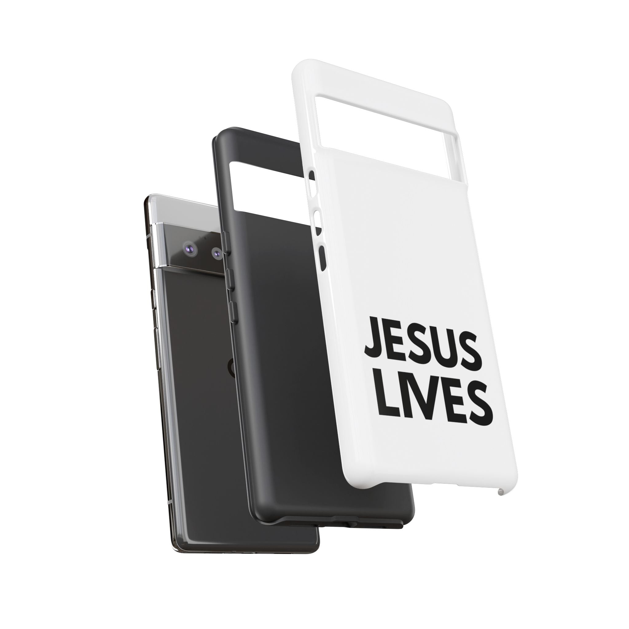 Jesus Lives Phone Case — Christian Faith Protective Phone Cover