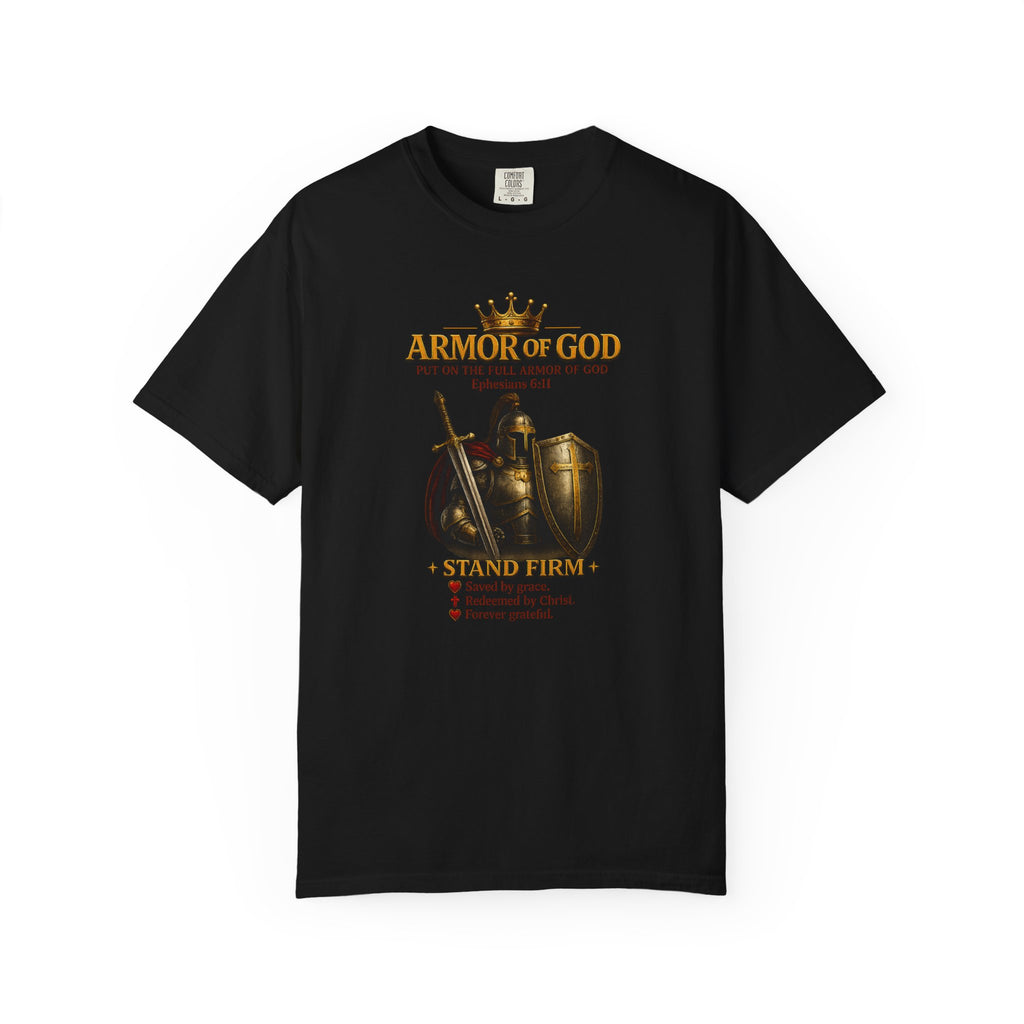Armor of God T-Shirt — Christian Faith Warrior Faith-Based Tee