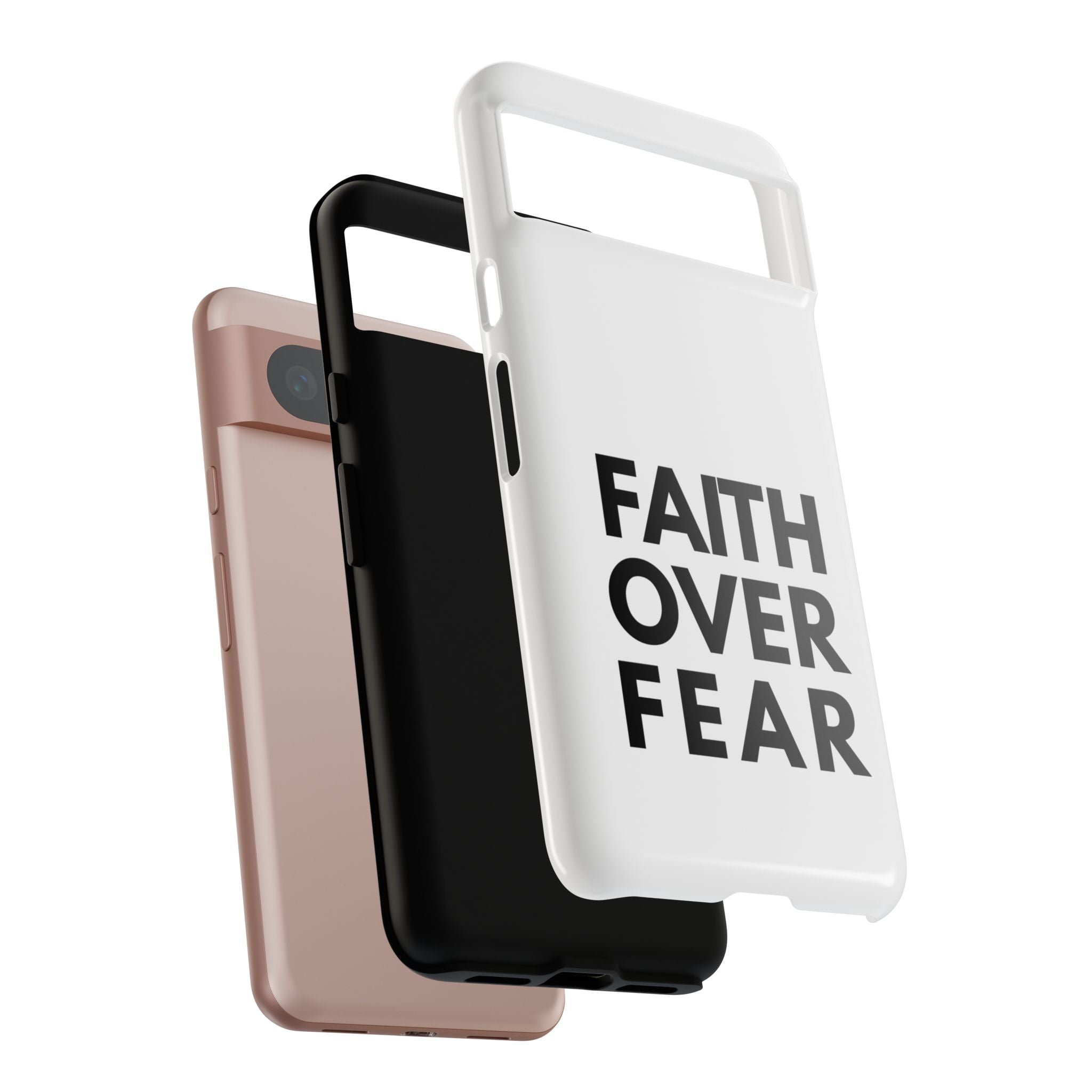 Faith Over Fear Phone Case — Inspirational Christian Protective Cover