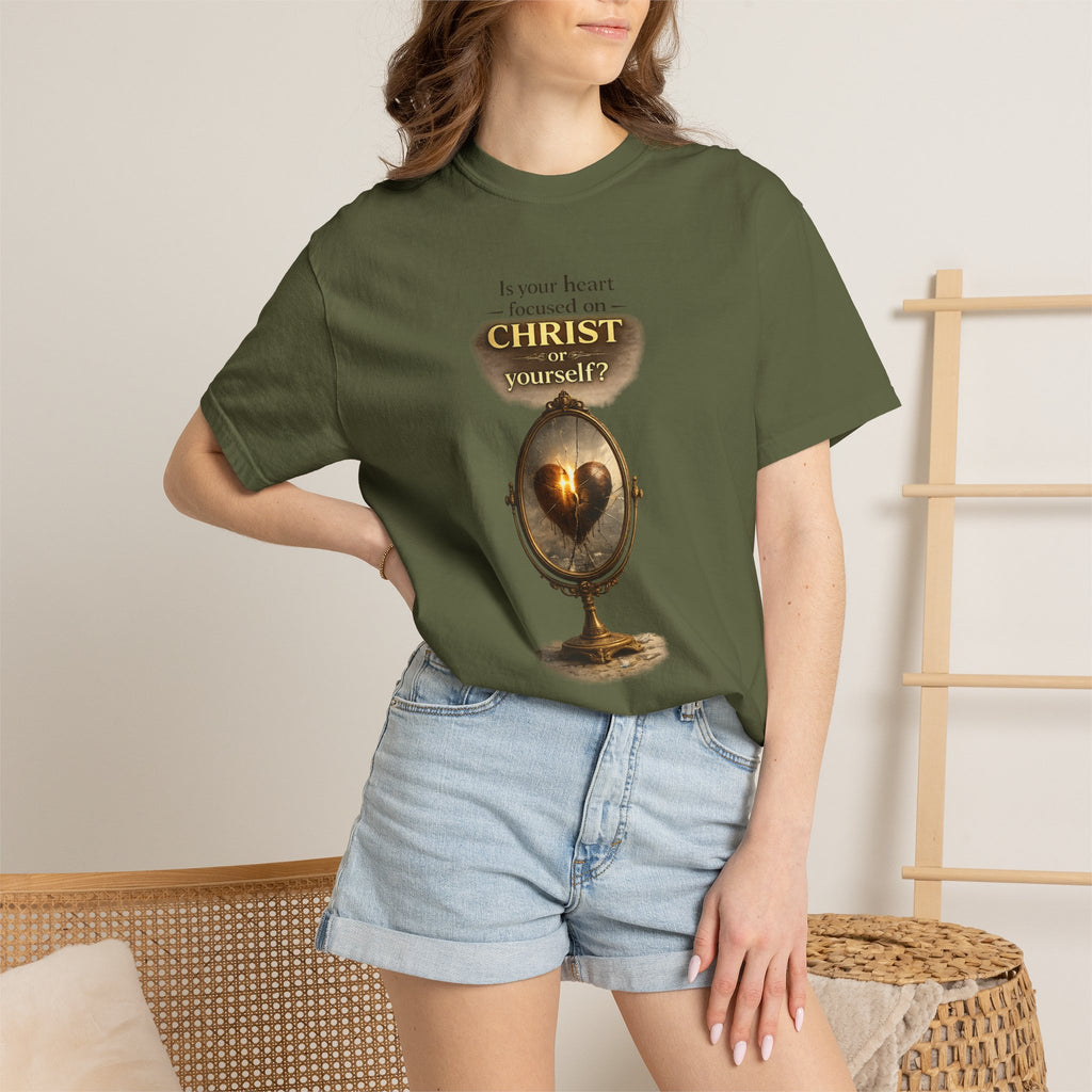 Christian Mirror T-Shirt — "Be Christ Yourself" Inspirational Faith Tee