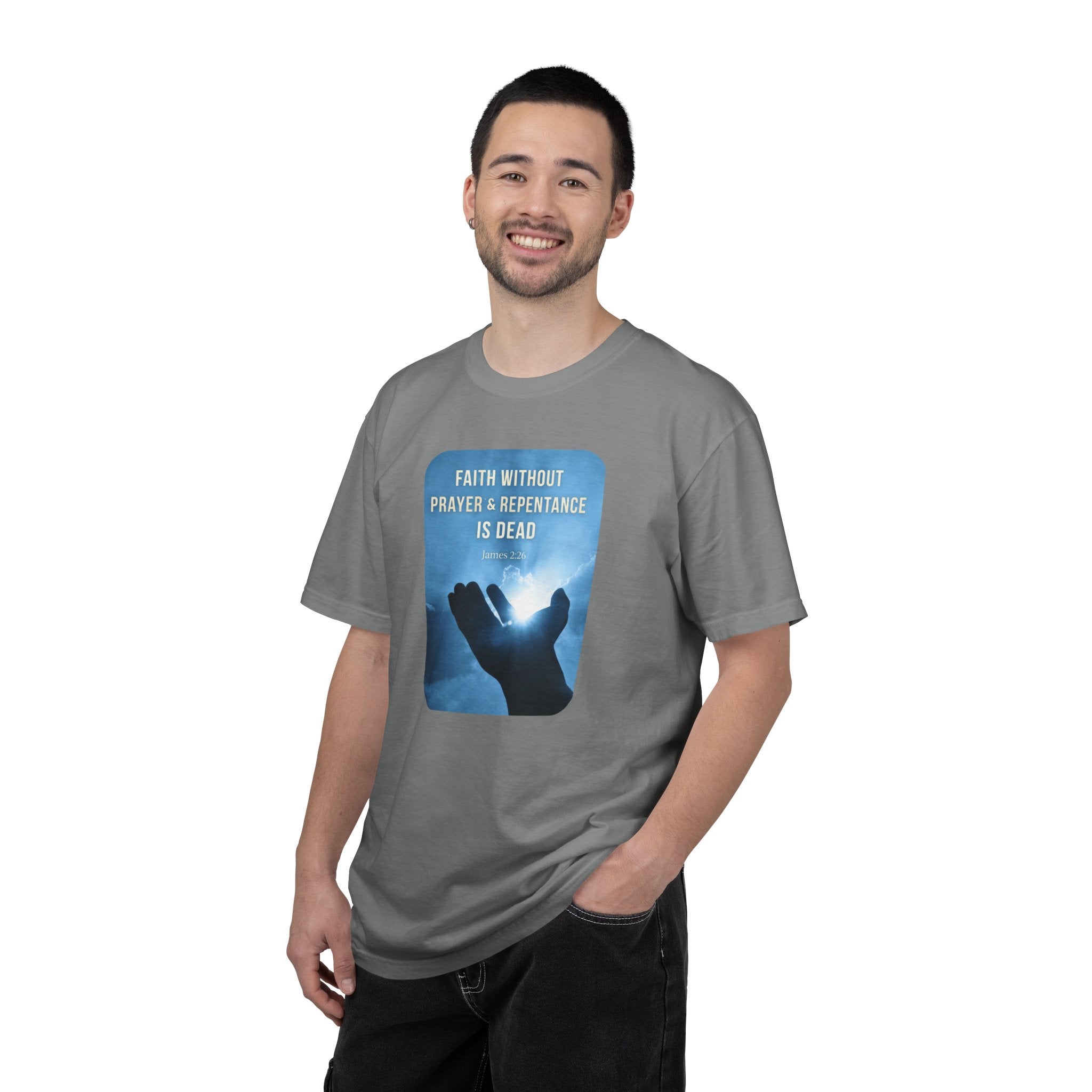 "Faith Without Prayer" Faith Tee - Light Colors