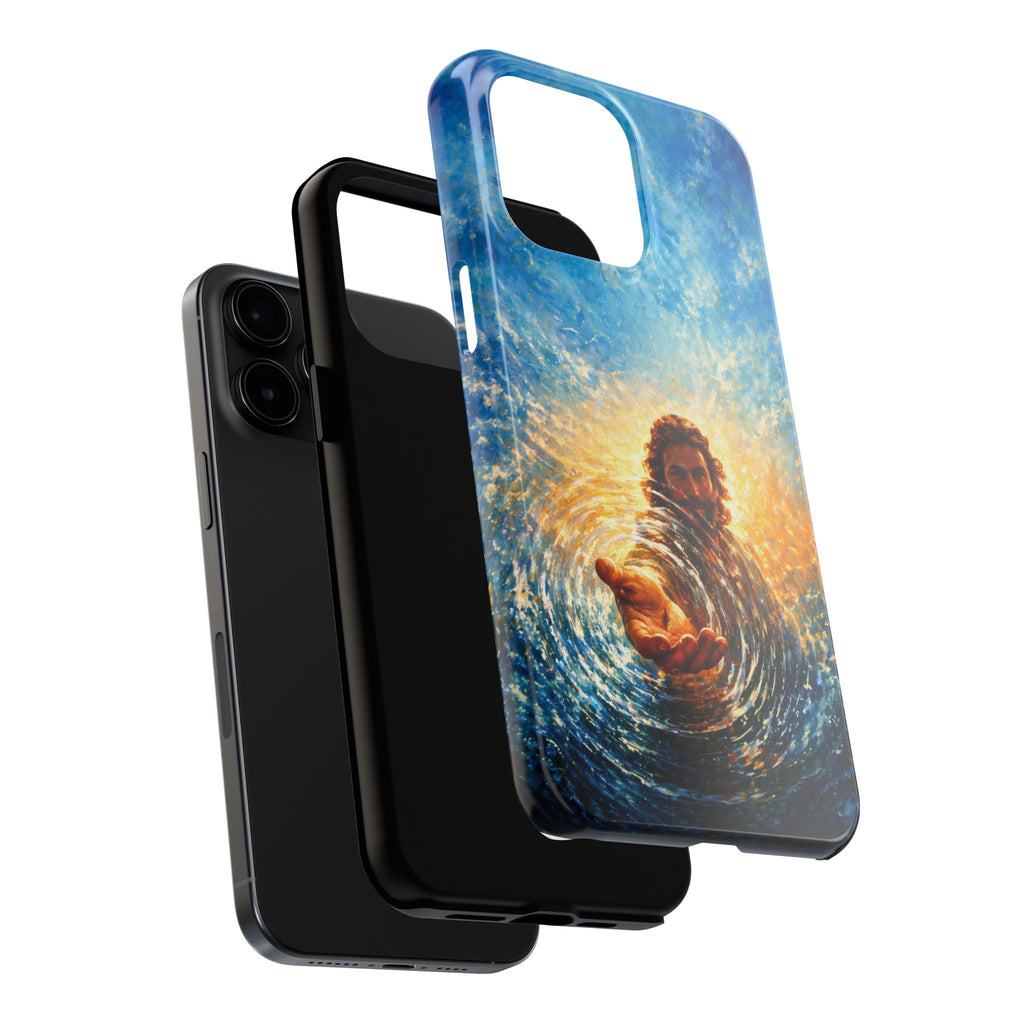 Phone Case — Inspirational Jesus Reach Design, Protective Tough Christian iPhone Cover