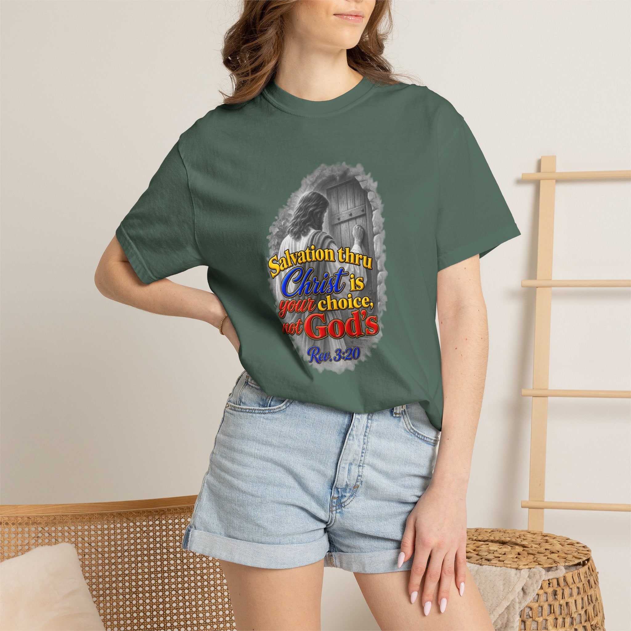 Christian And Faith T-Shirt "Salvation Thru Christ'