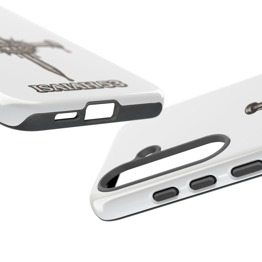 Isaiah 53 Cross Phone Case – Christian Faith Tough Phone Cover