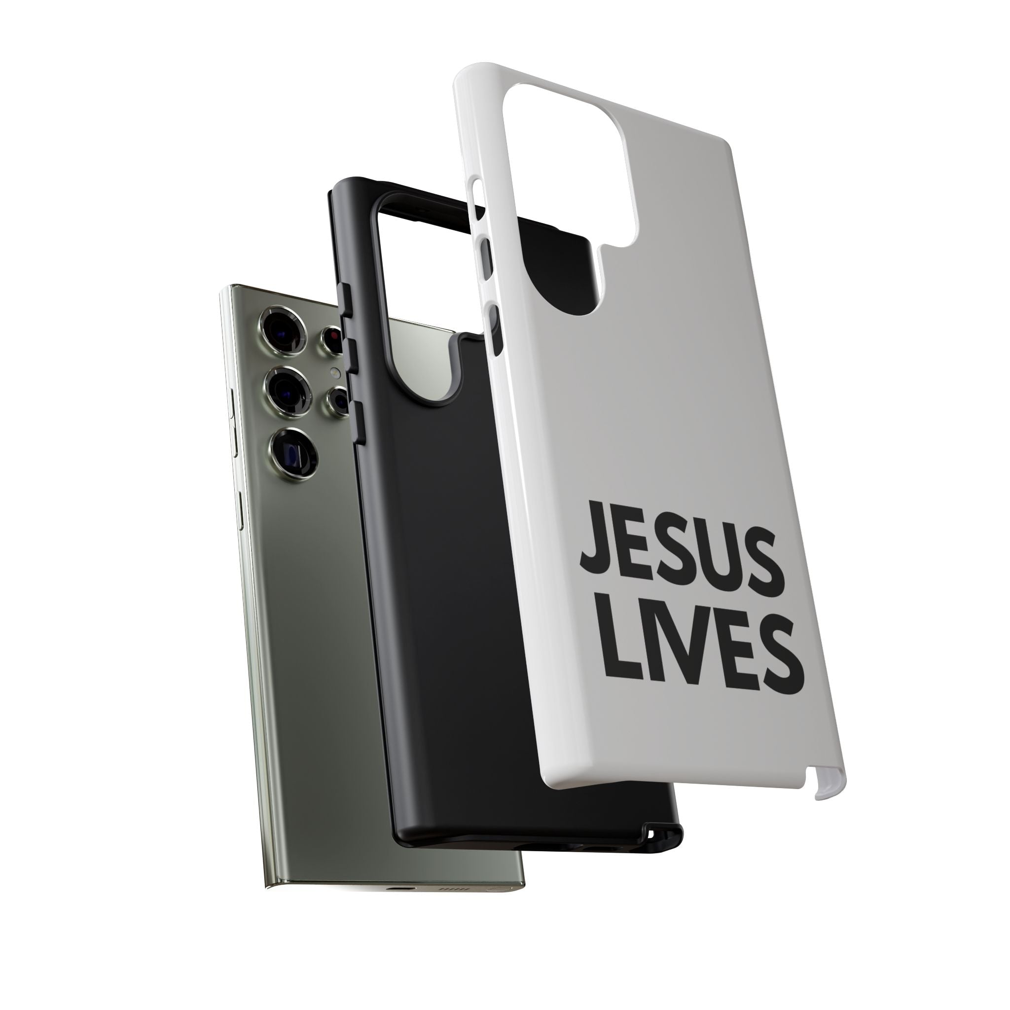 Jesus Lives Phone Case — Christian Faith Protective Phone Cover