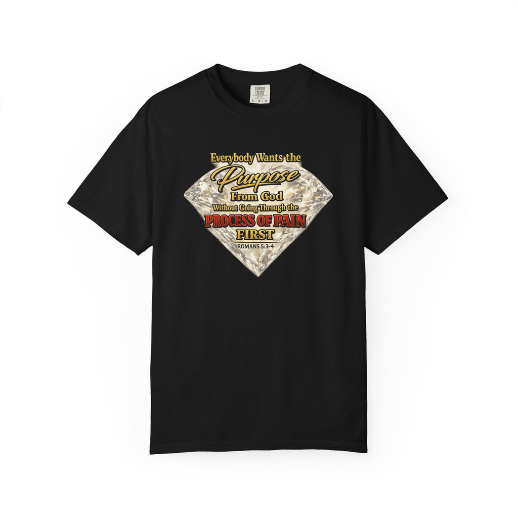 Faith Diamond T-Shirt — "Purpose From God" Inspirational Christian Tee