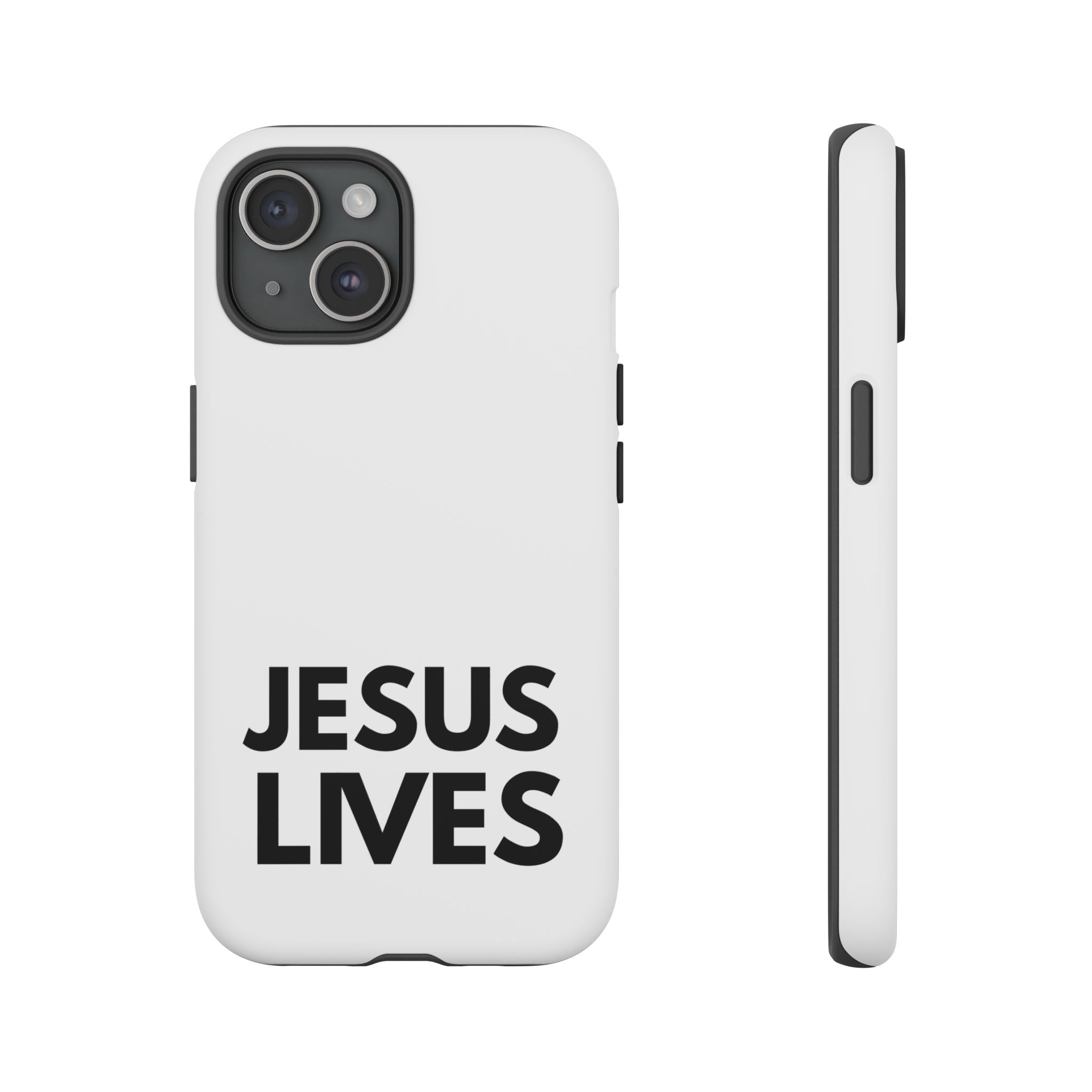 Jesus Lives Phone Case — Christian Faith Protective Phone Cover
