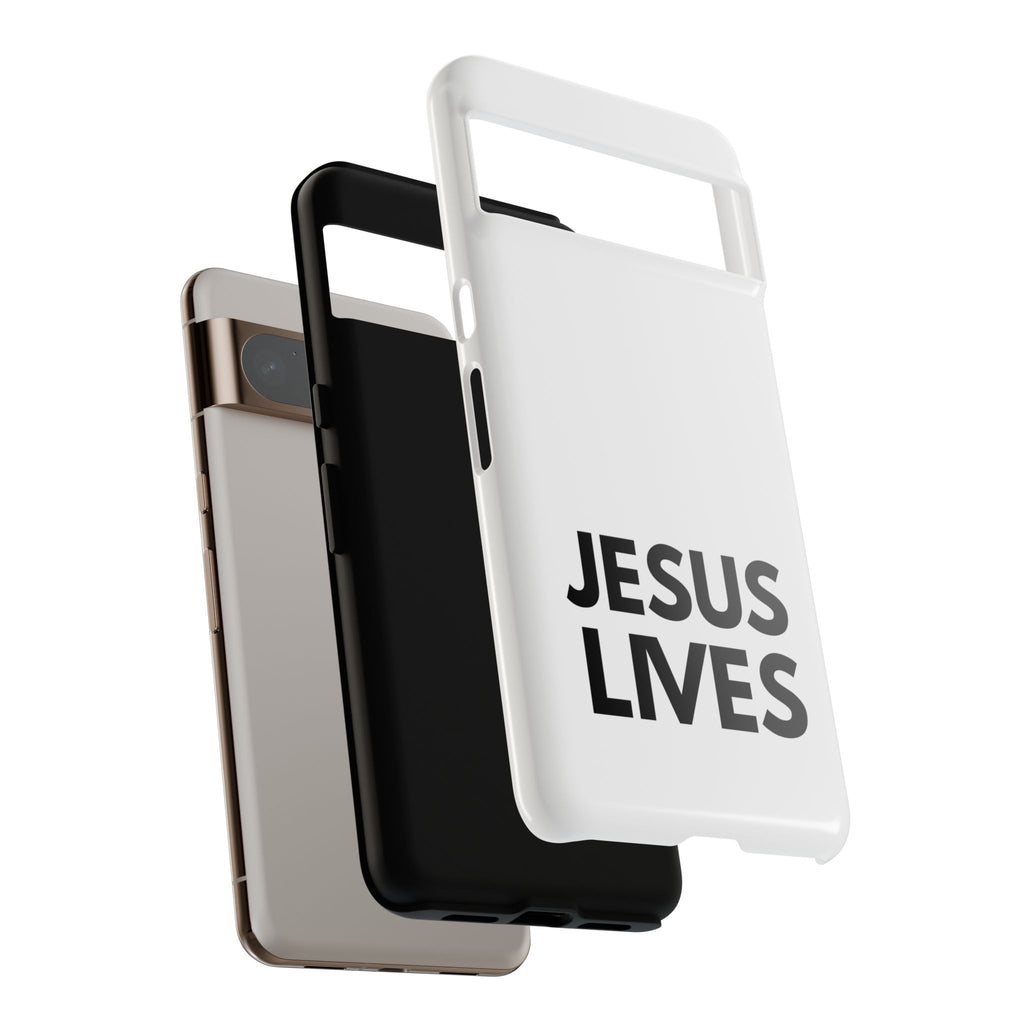 Jesus Lives Phone Case — Christian Faith Protective Phone Cover