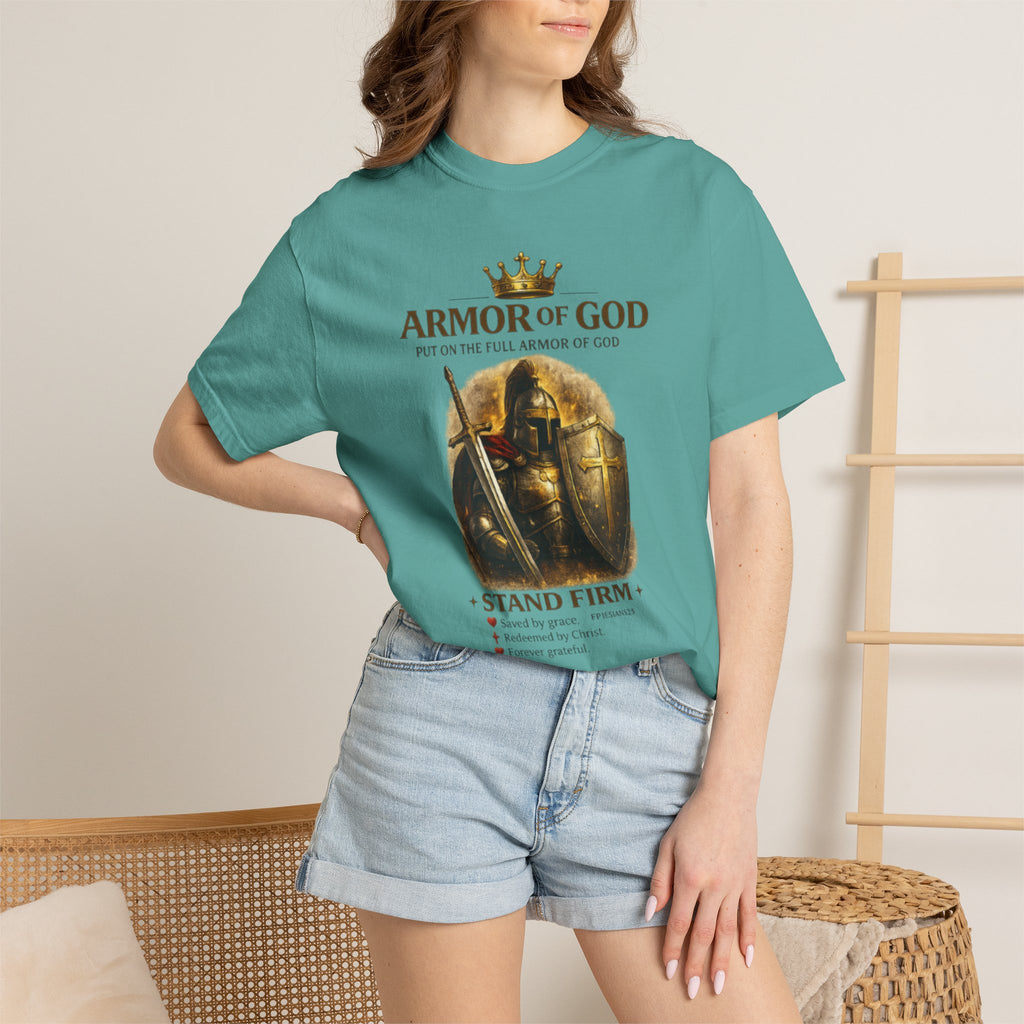 Armor of God T‑Shirt — Stand Firm Christian Faith Tee