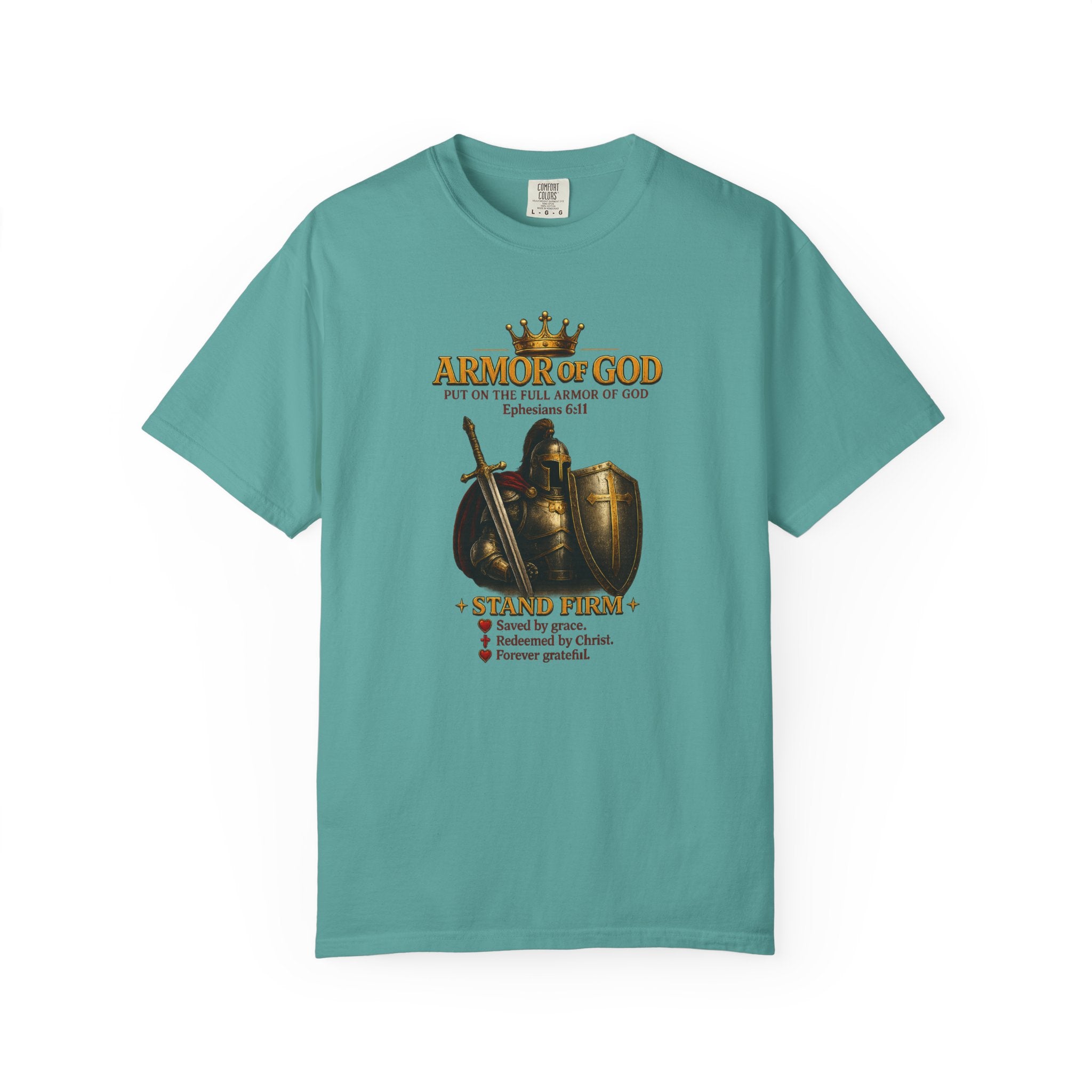 Armor of God T-Shirt — Christian Faith Warrior Faith-Based Tee
