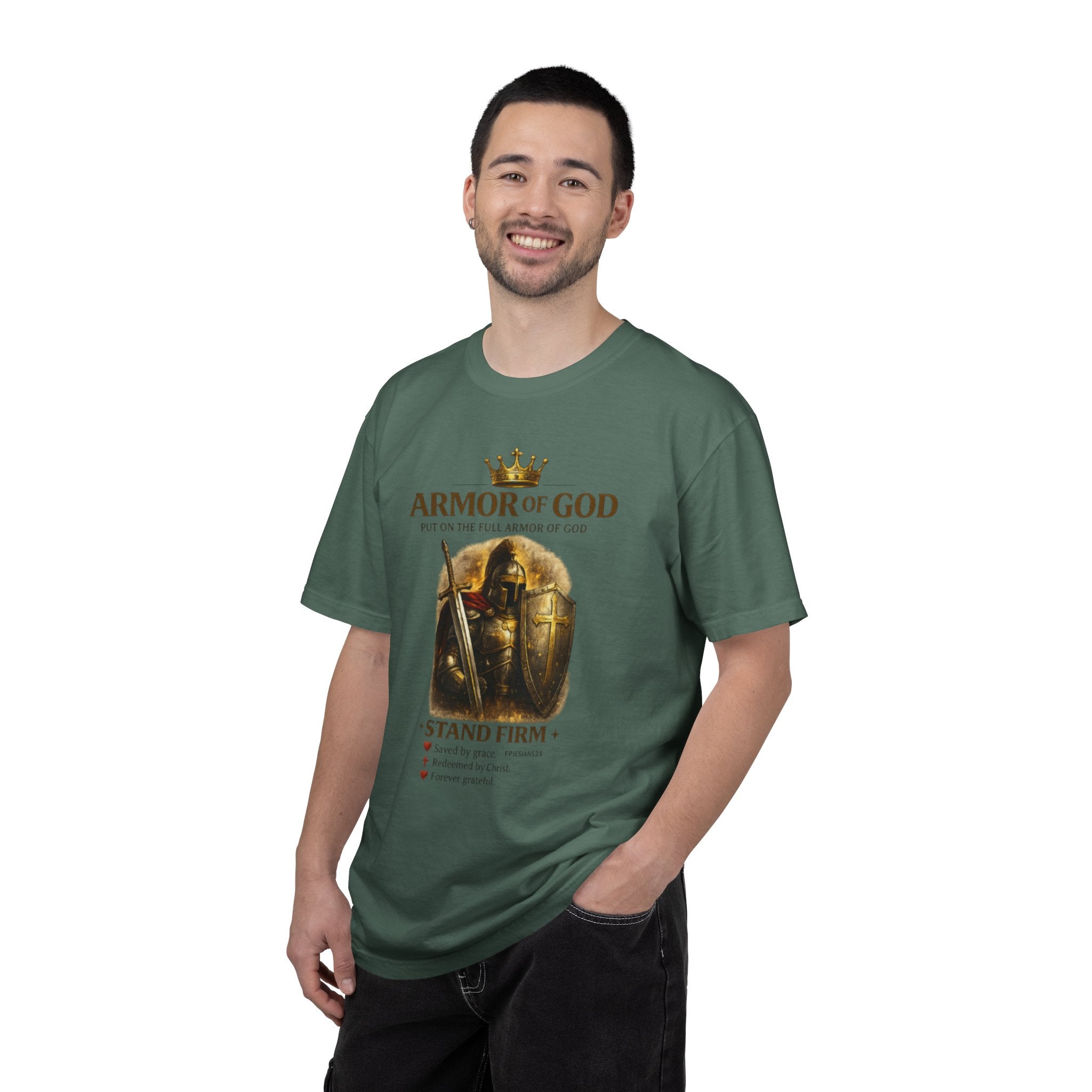 Armor of God T‑Shirt — Stand Firm Christian Faith Tee