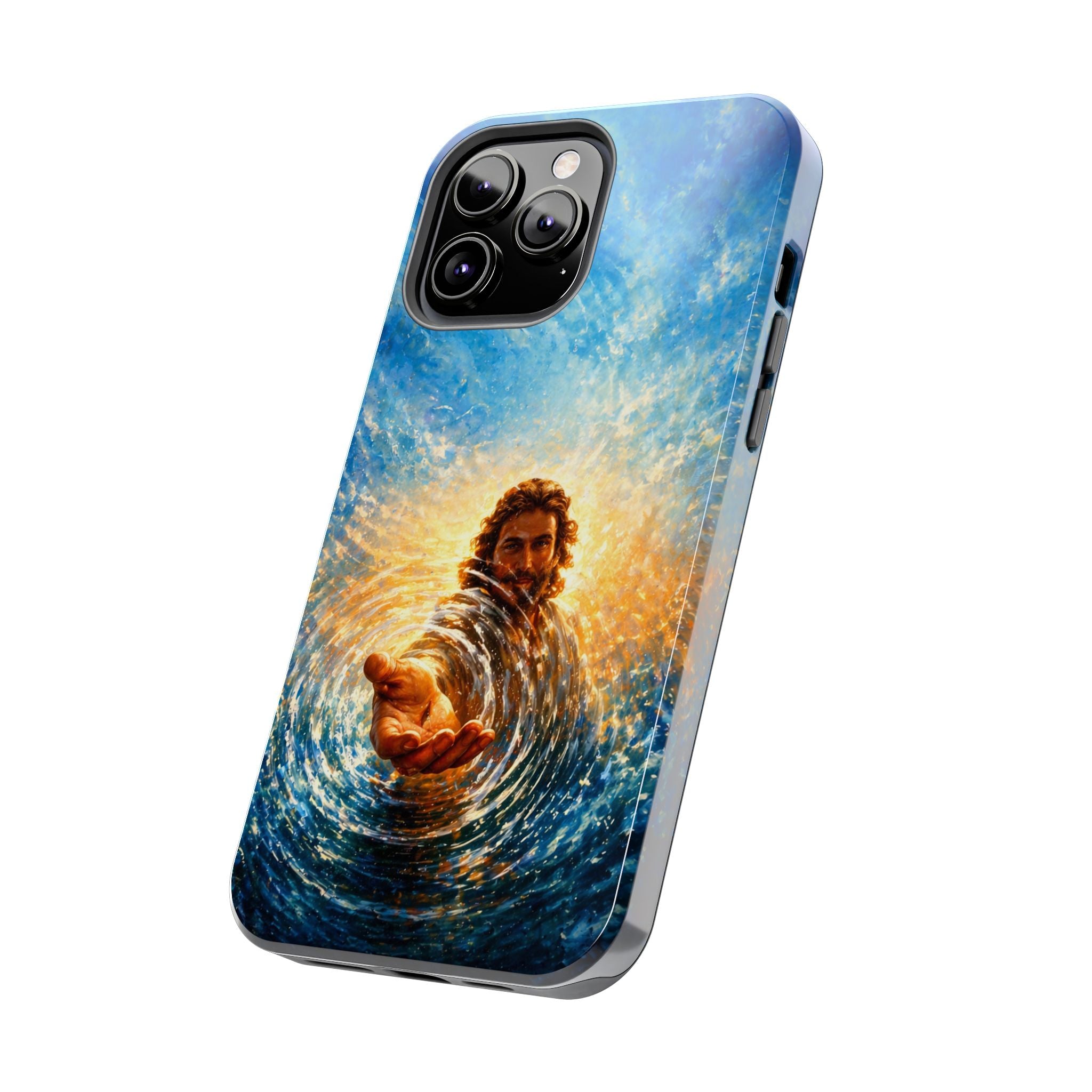 Phone Case — Inspirational Jesus Reach Design, Protective Tough Christian iPhone Cover