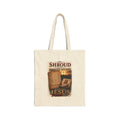 Christian Canvas Tote Bag – “The Shroud Itemized Receipt” Faith Graphic Tote