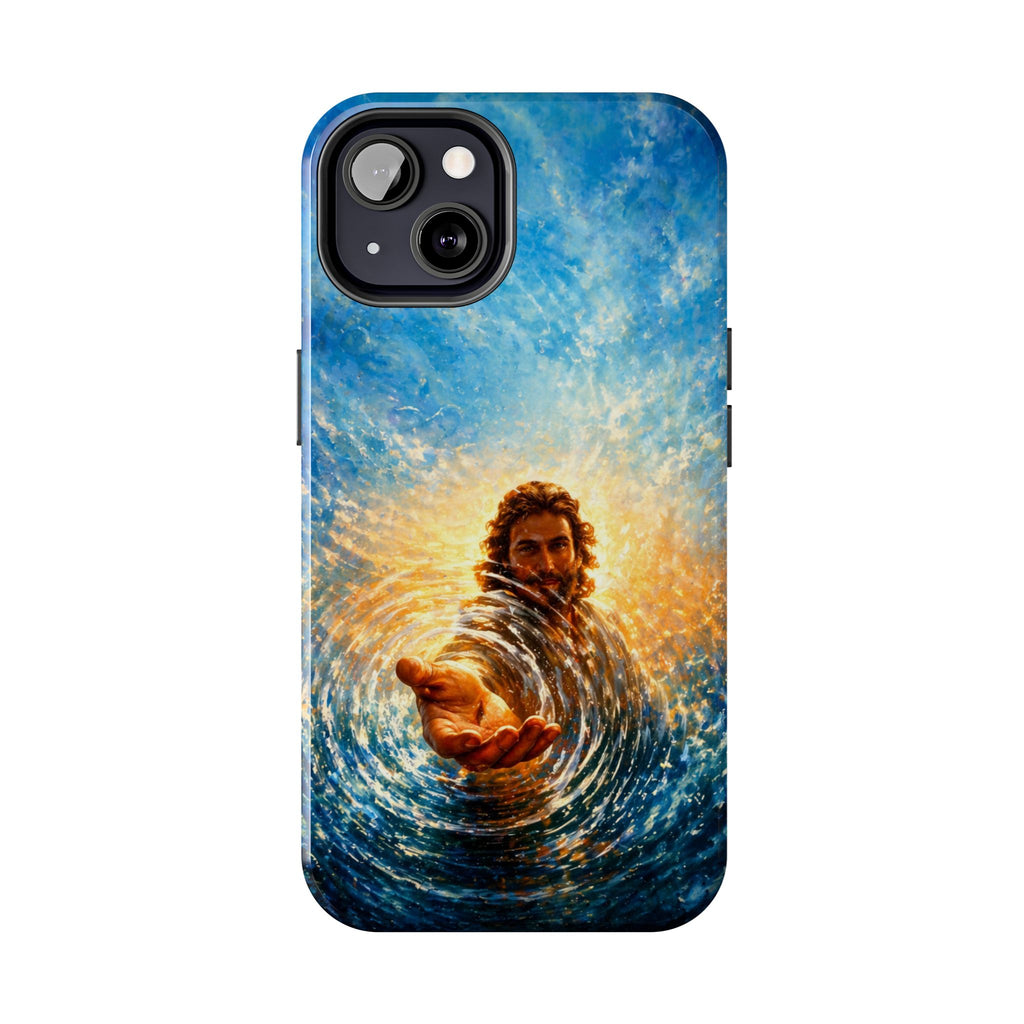 Phone Case — Inspirational Jesus Reach Design, Protective Tough Christian iPhone Cover