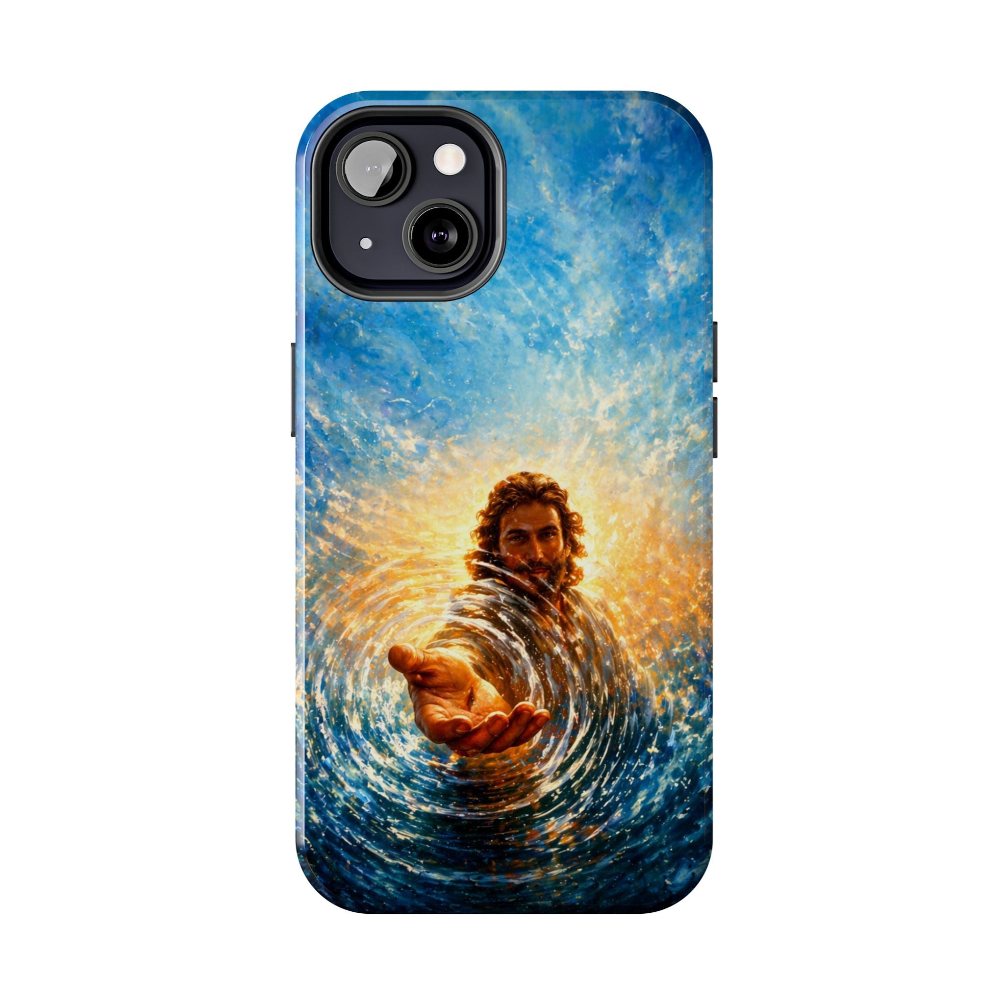 Phone Case — Inspirational Jesus Reach Design, Protective Tough Christian iPhone Cover
