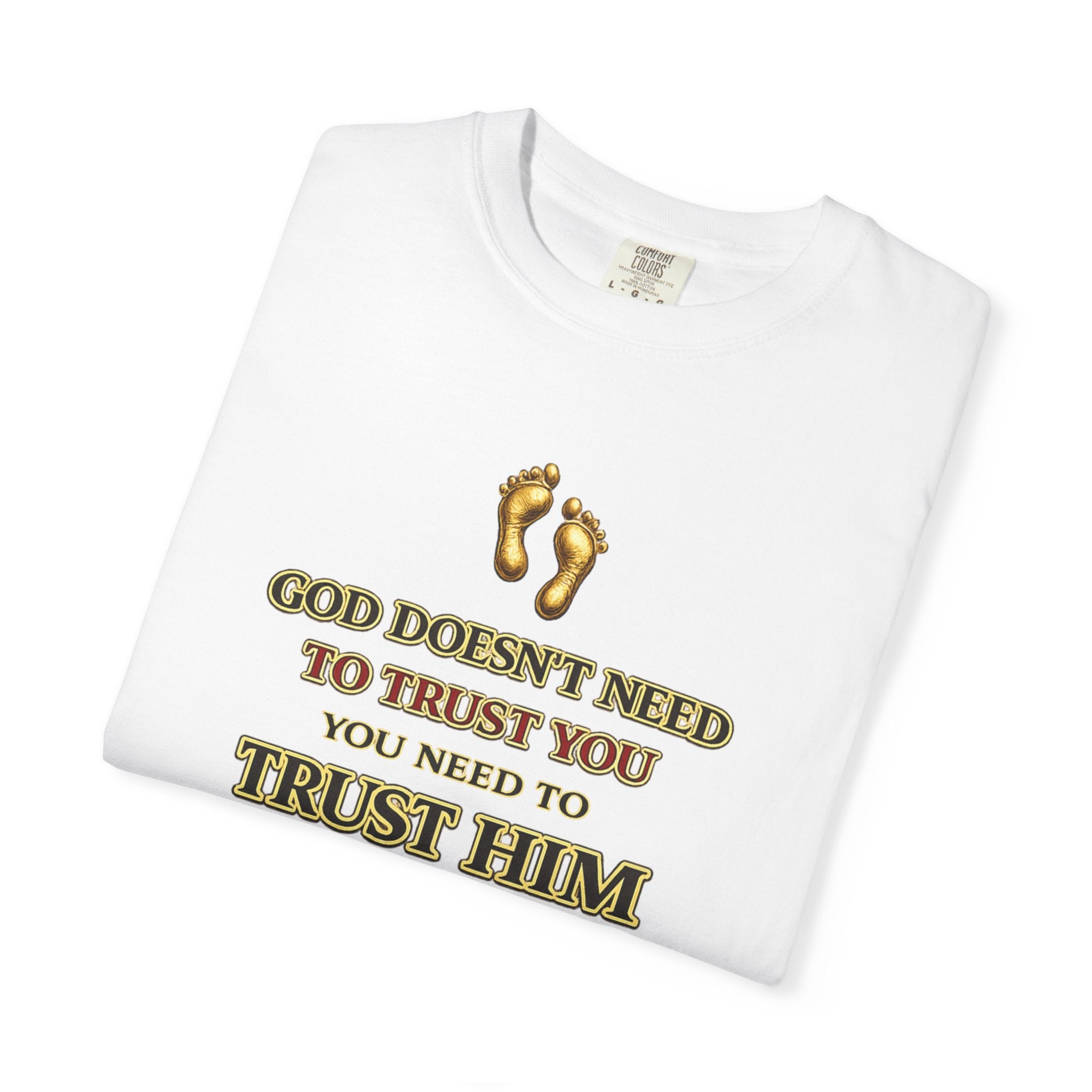 Faith T-Shirt — "Trust Him" Proverbs 3:5 Christian Graphic Tee