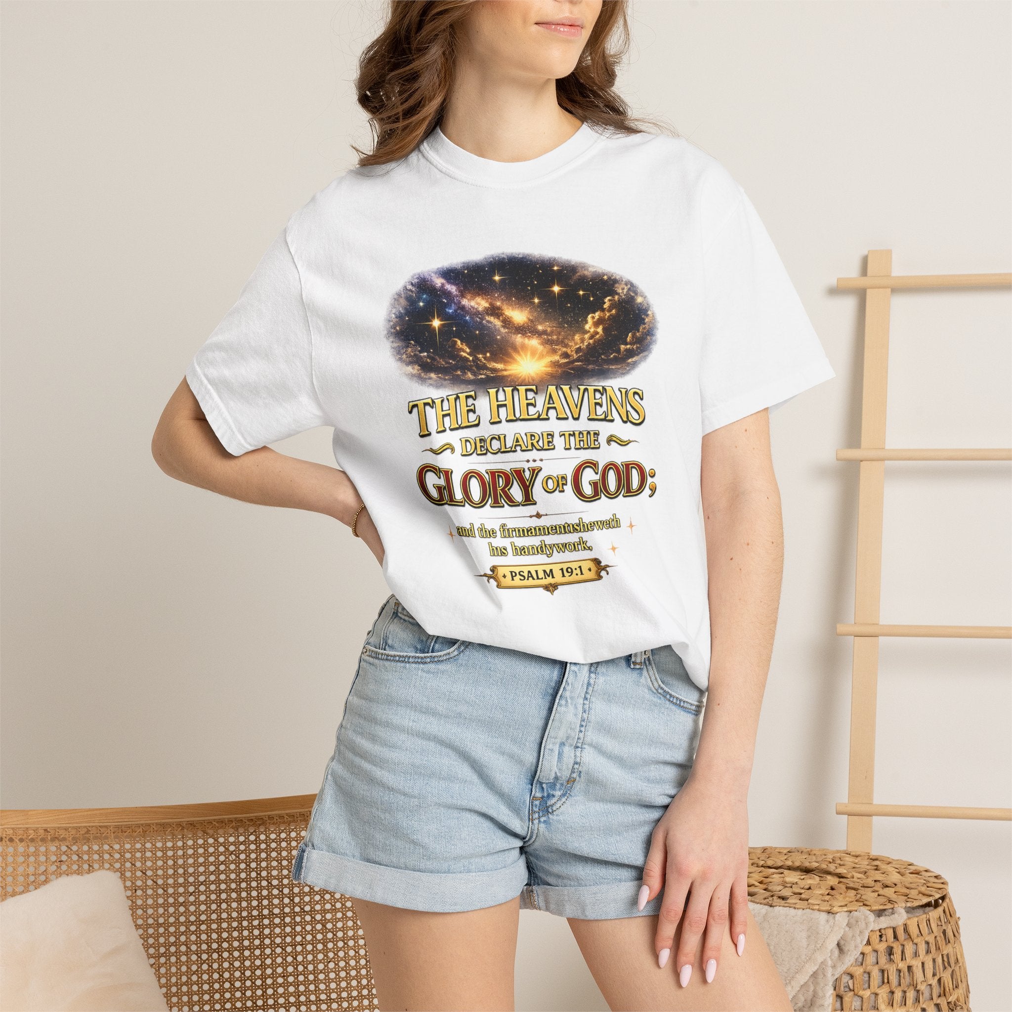 Psalm 19 'The Heavens Declare the Glory of God' T-Shirt