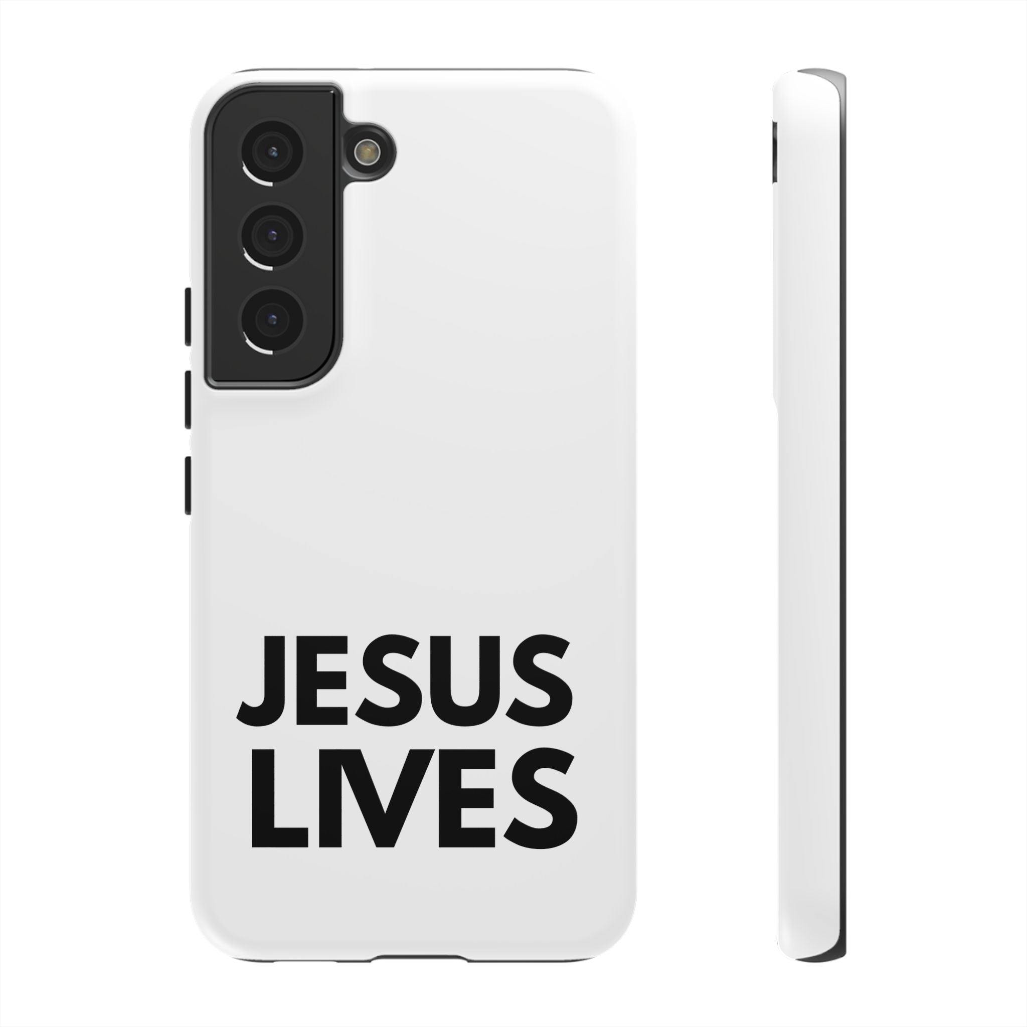 Jesus Lives Phone Case — Christian Faith Protective Phone Cover