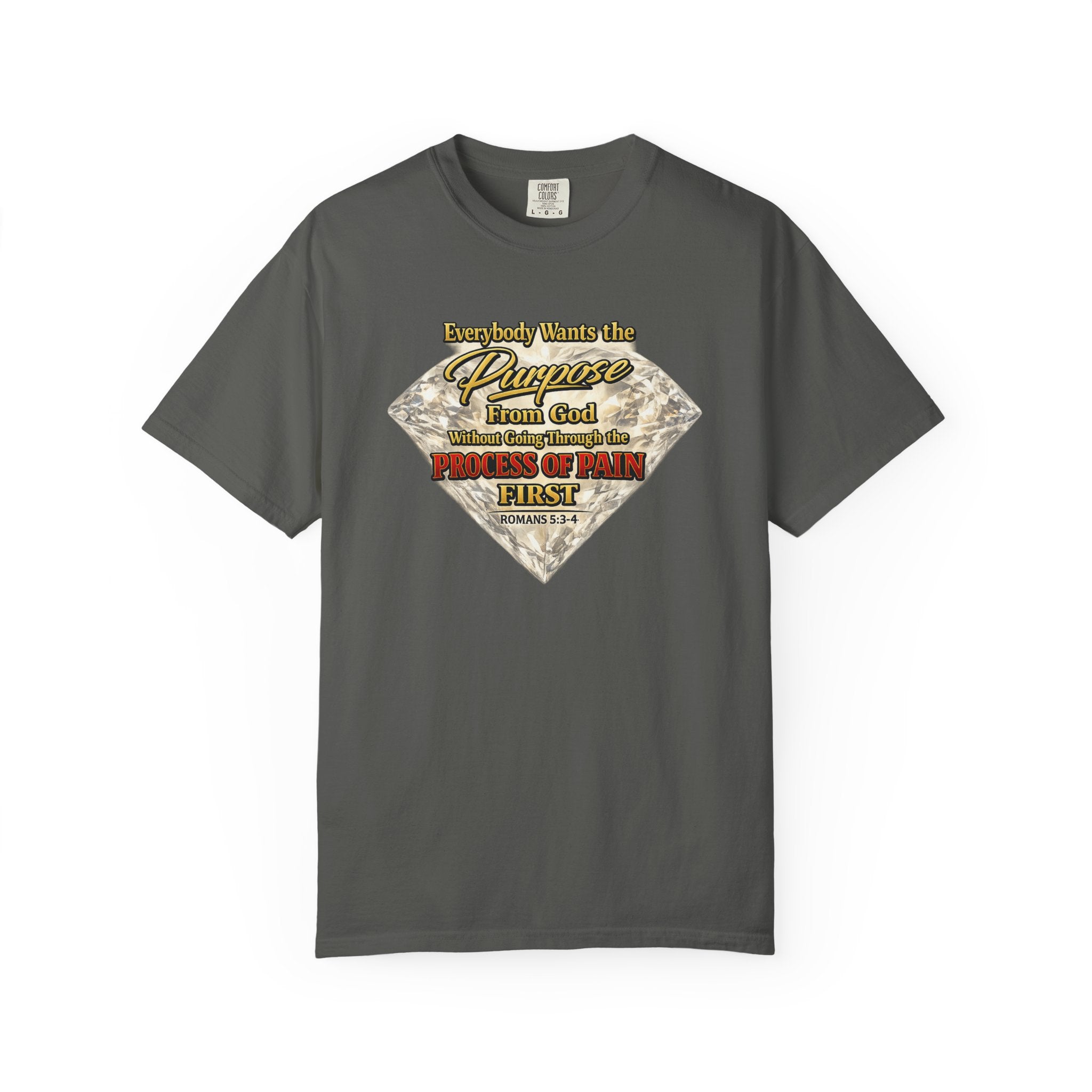 Faith Diamond T-Shirt — "Purpose From God" Inspirational Christian Tee