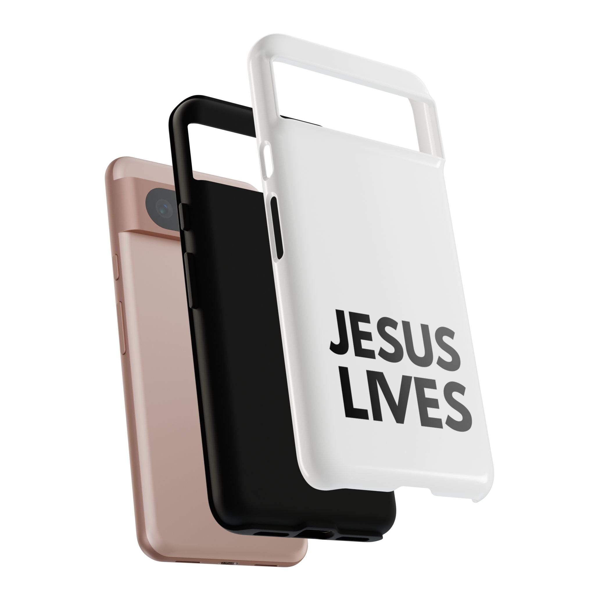 Jesus Lives Phone Case — Christian Faith Protective Phone Cover