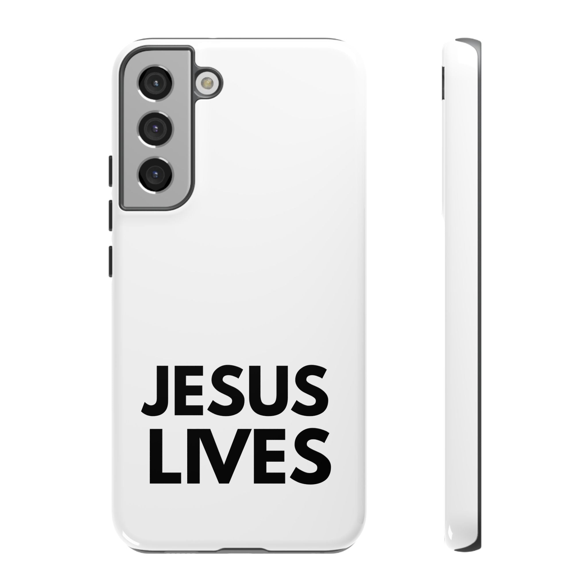 Jesus Lives Phone Case — Christian Faith Protective Phone Cover